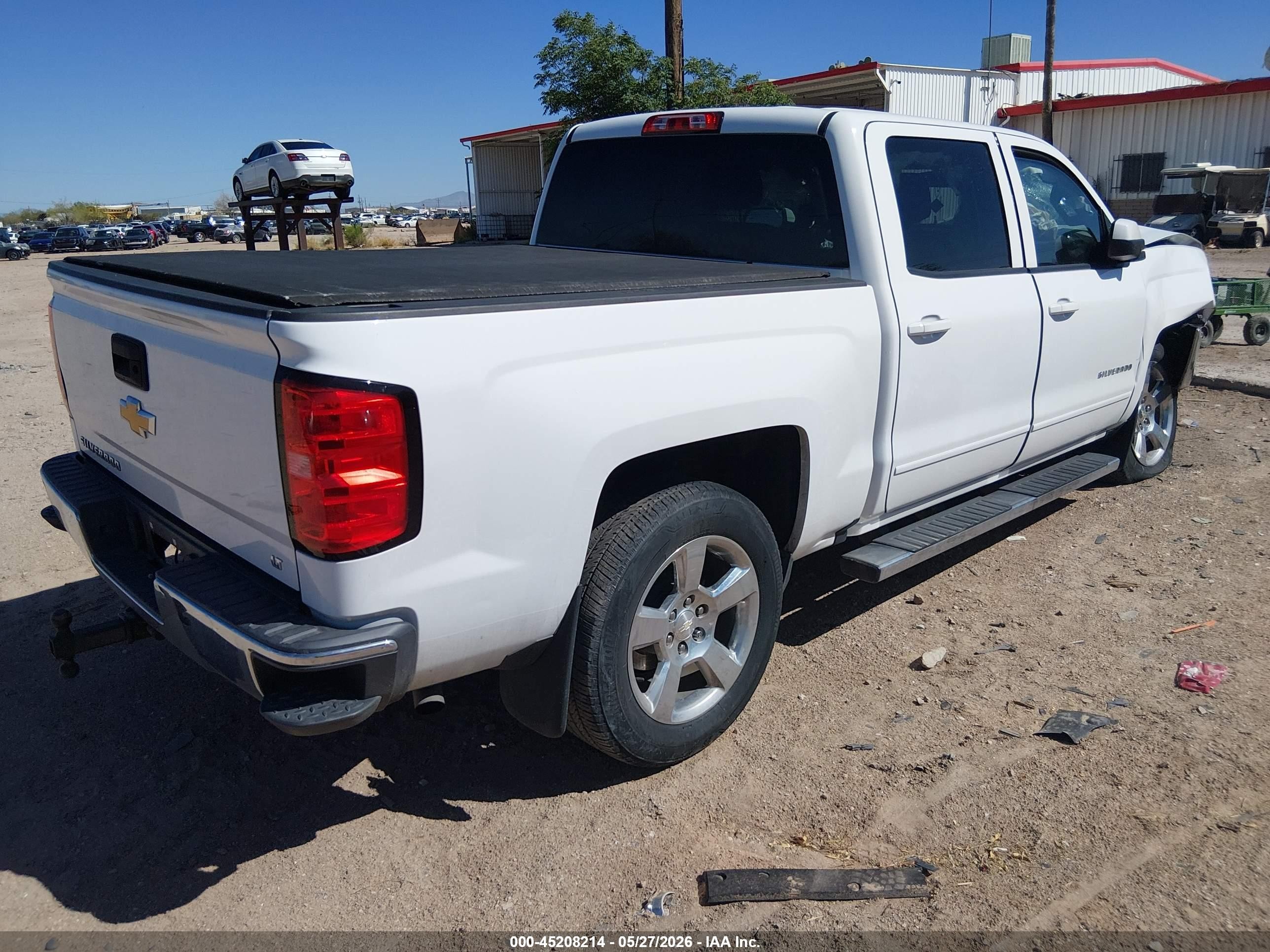 2017 Chevrolet Silverado 1500 VIN 3GCPCREC1HG119230 IAAI salvage auction — Front End, Salvage (Arizona), sold $1,750 on 2026-07-09 (photo 4)