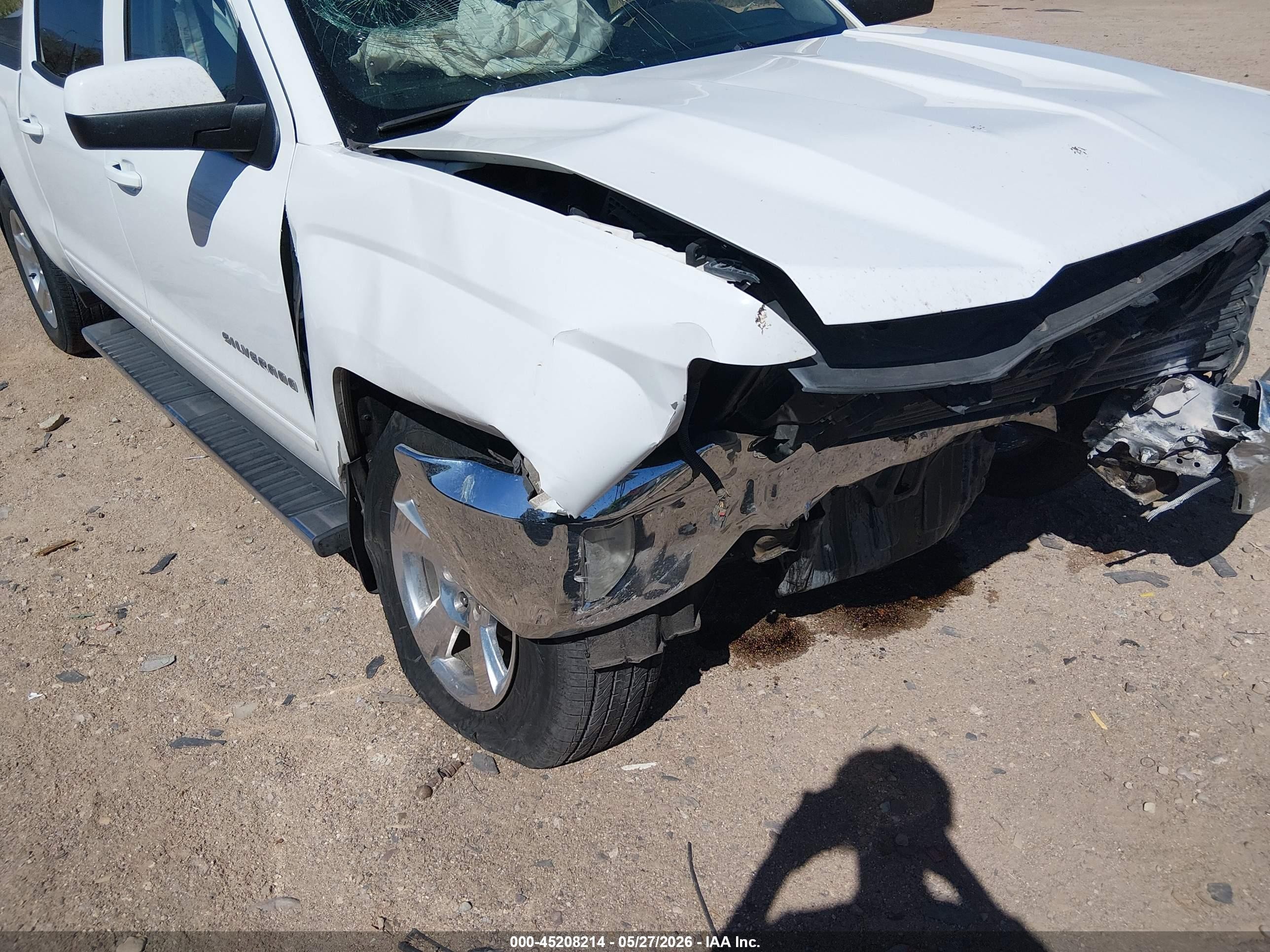 2017 Chevrolet Silverado 1500 VIN 3GCPCREC1HG119230 IAAI salvage auction — Front End, Salvage (Arizona), sold $1,750 on 2026-07-09 (photo 6)