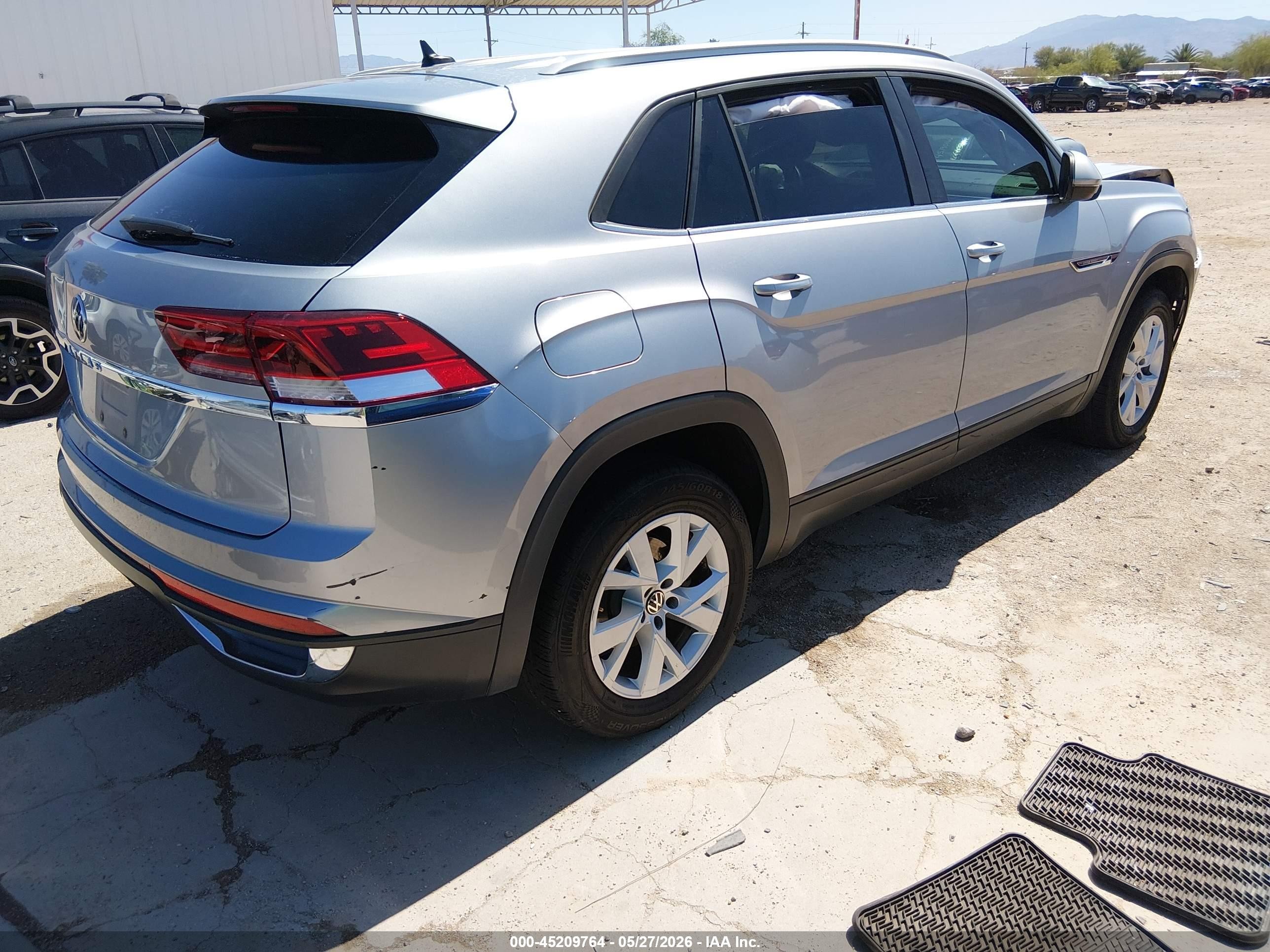 2021 Volkswagen Atlas Cross Sport VIN 1V2AC2CA4MC220241 IAAI salvage auction — Front End, Salvage (Arizona), sold $4,200 on 2026-07-09 (photo 4)