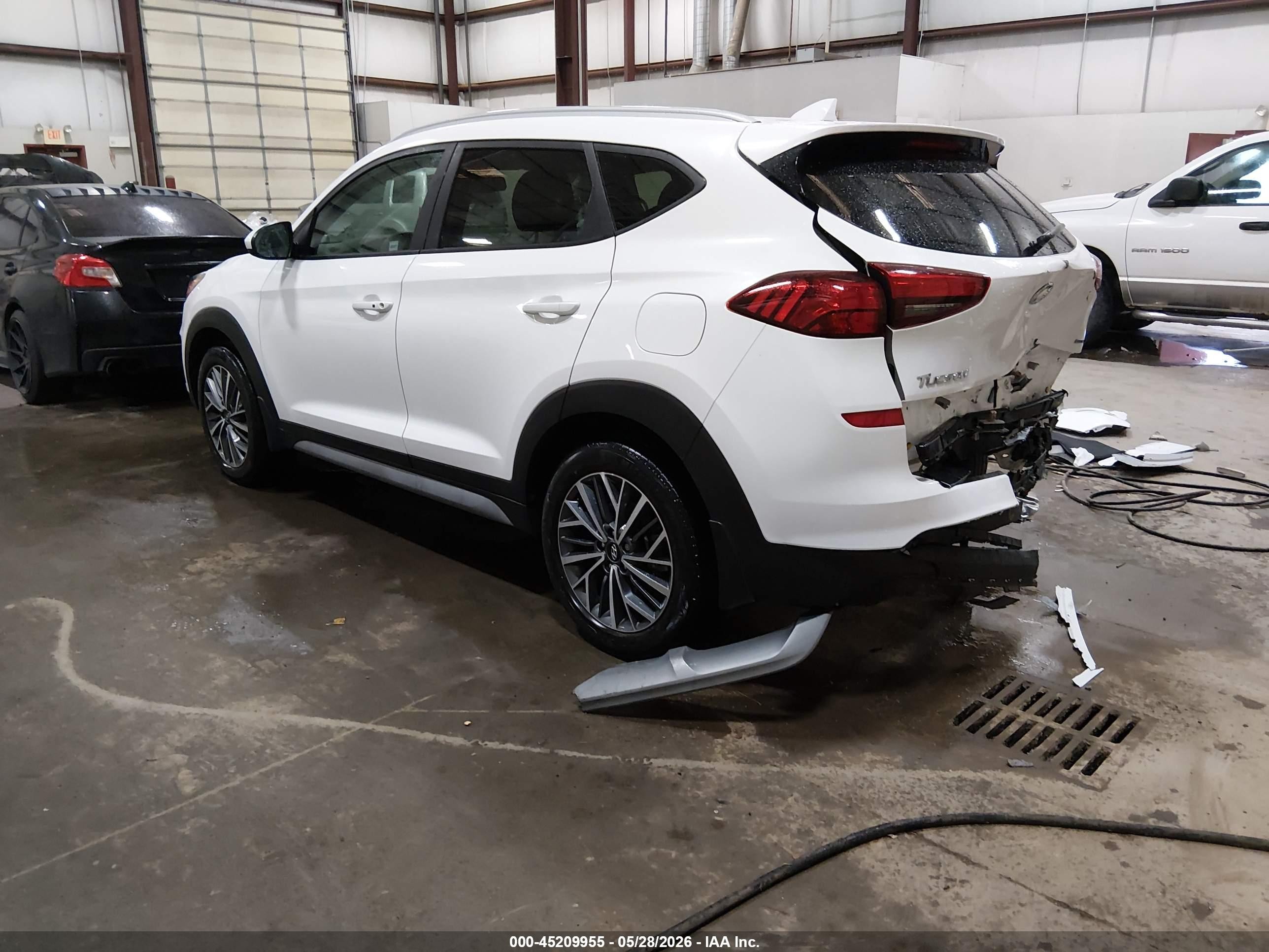 2021 Hyundai Tucson VIN KM8J3CAL9MU314665 IAAI salvage auction — Rear End, Salvage (Idaho), sold $6,550 on 2026-07-10 (photo 3)