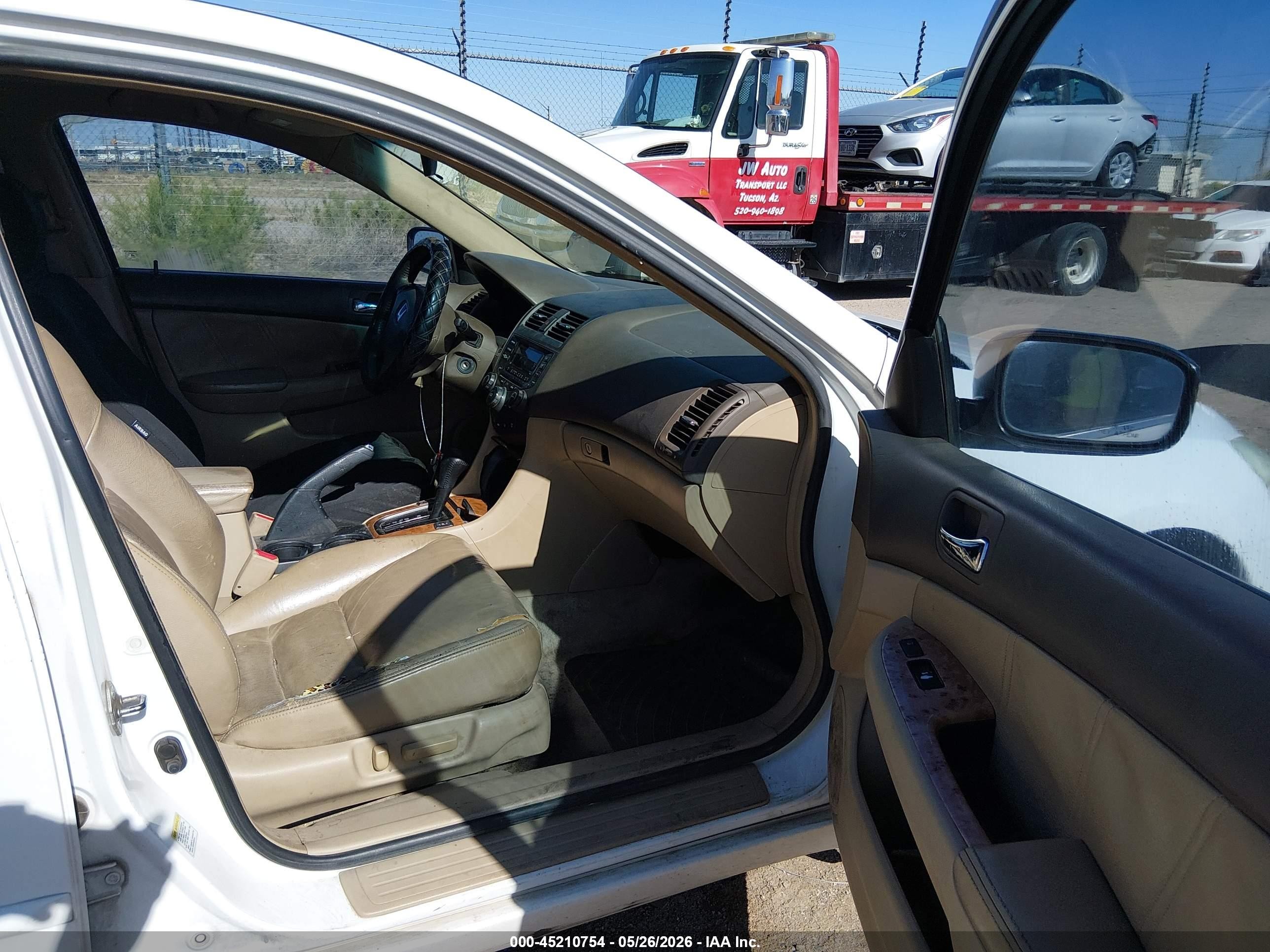 2003 Honda Accord VIN 1HGCM66563A062784 IAAI salvage auction — Normal Wear, Clear (Arizona), sold $175 on 2026-07-09 (photo 5)