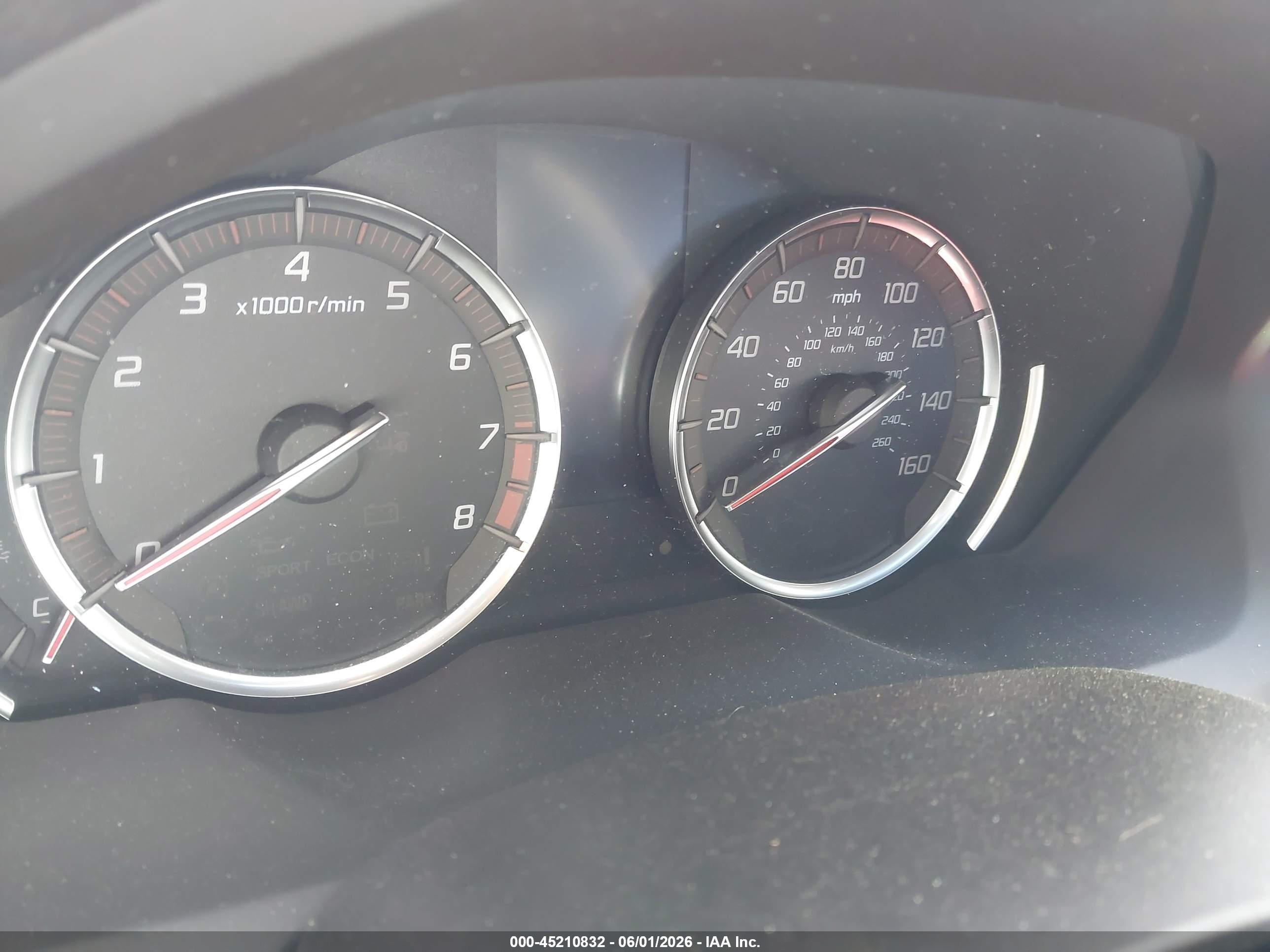 2019 Acura TLX VIN 19UUB1F68KA002963 IAAI salvage auction — Theft, Salvage (California), sold $2,600 on 2026-07-09 (photo 7)