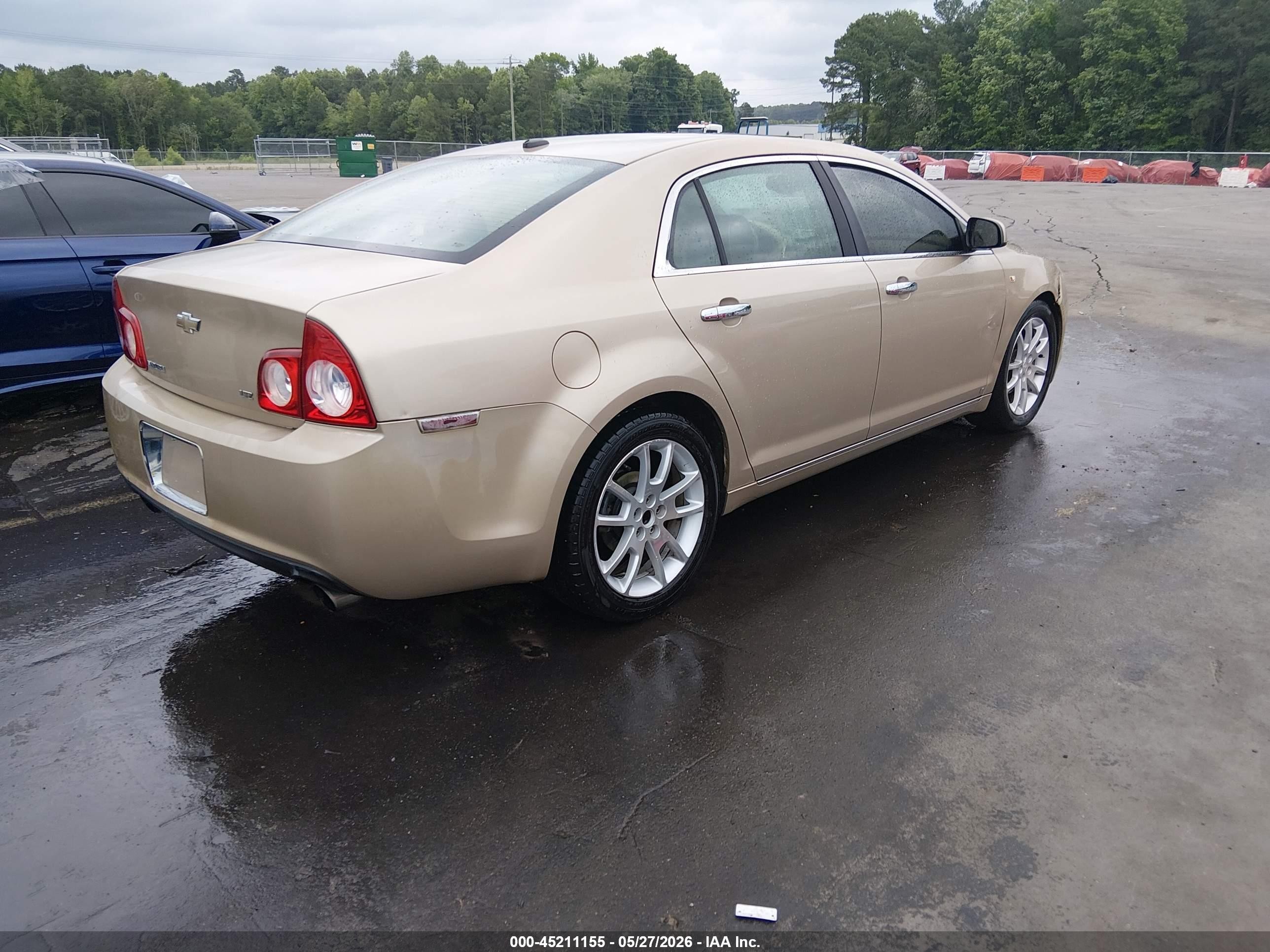 2008 Chevrolet Malibu VIN 1G1ZK57798F247861 IAAI salvage auction — Side, Salvage (North Carolina), sold $775 on 2026-09-10 (photo 4)