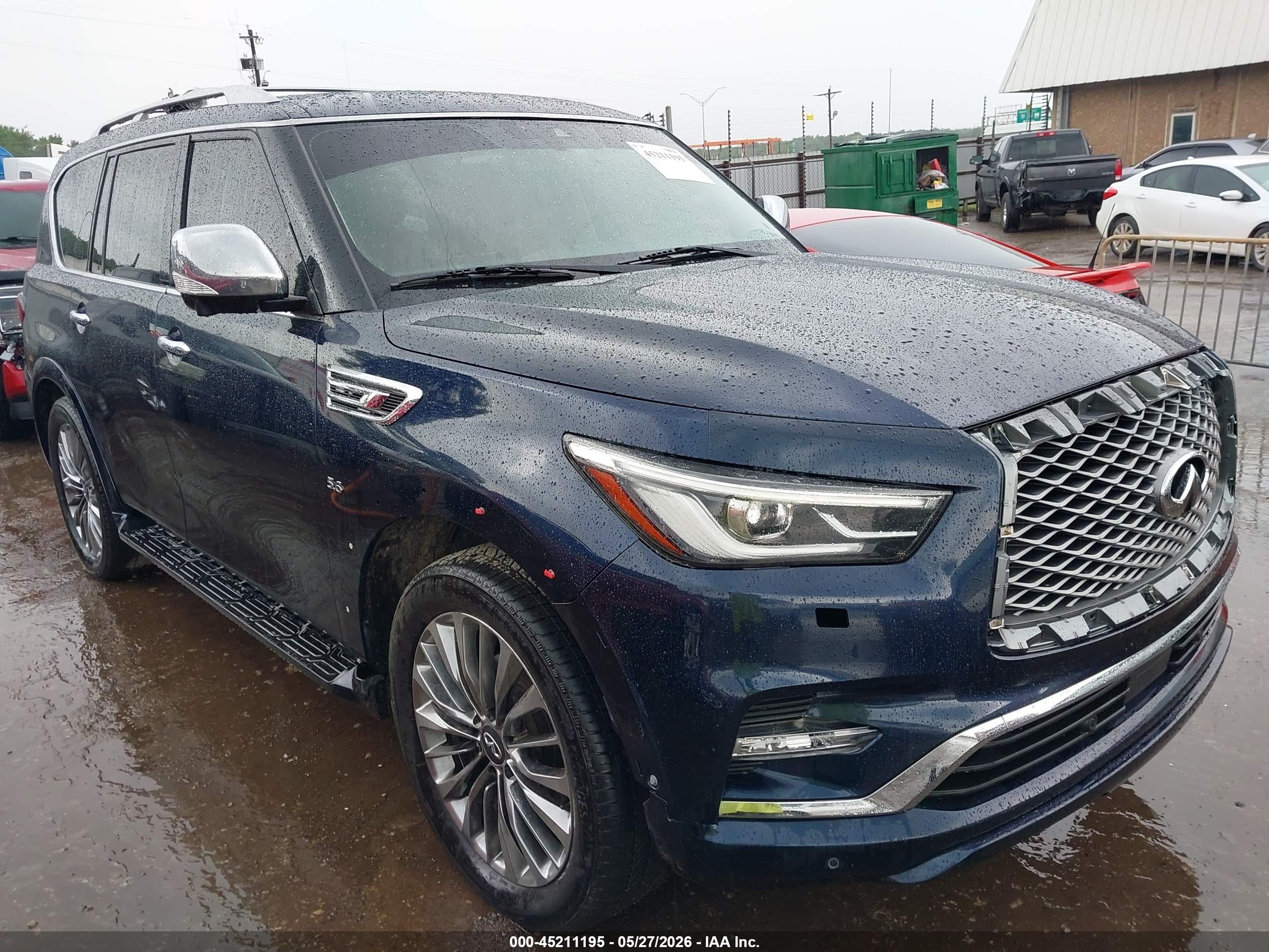 2019 Infiniti QX80 VIN JN8AZ2NC0K9461128 — IAAI salvage auction photo