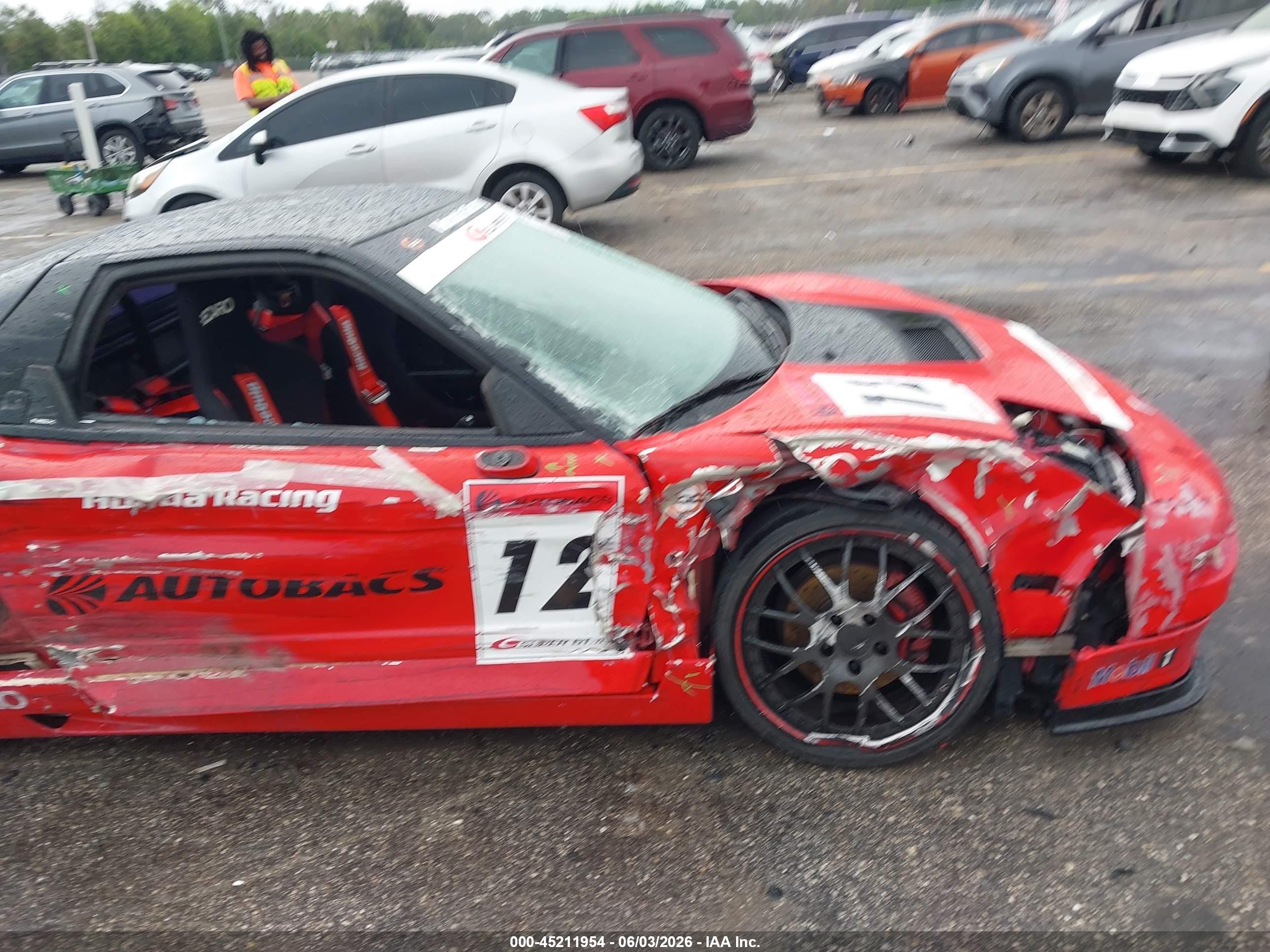 1991 Acura Nsx VIN JH4NA1157MT002124 IAAI salvage auction — Side, Rebuildable (Florida), sold $39,950 on 2026-07-06 (photo 6)