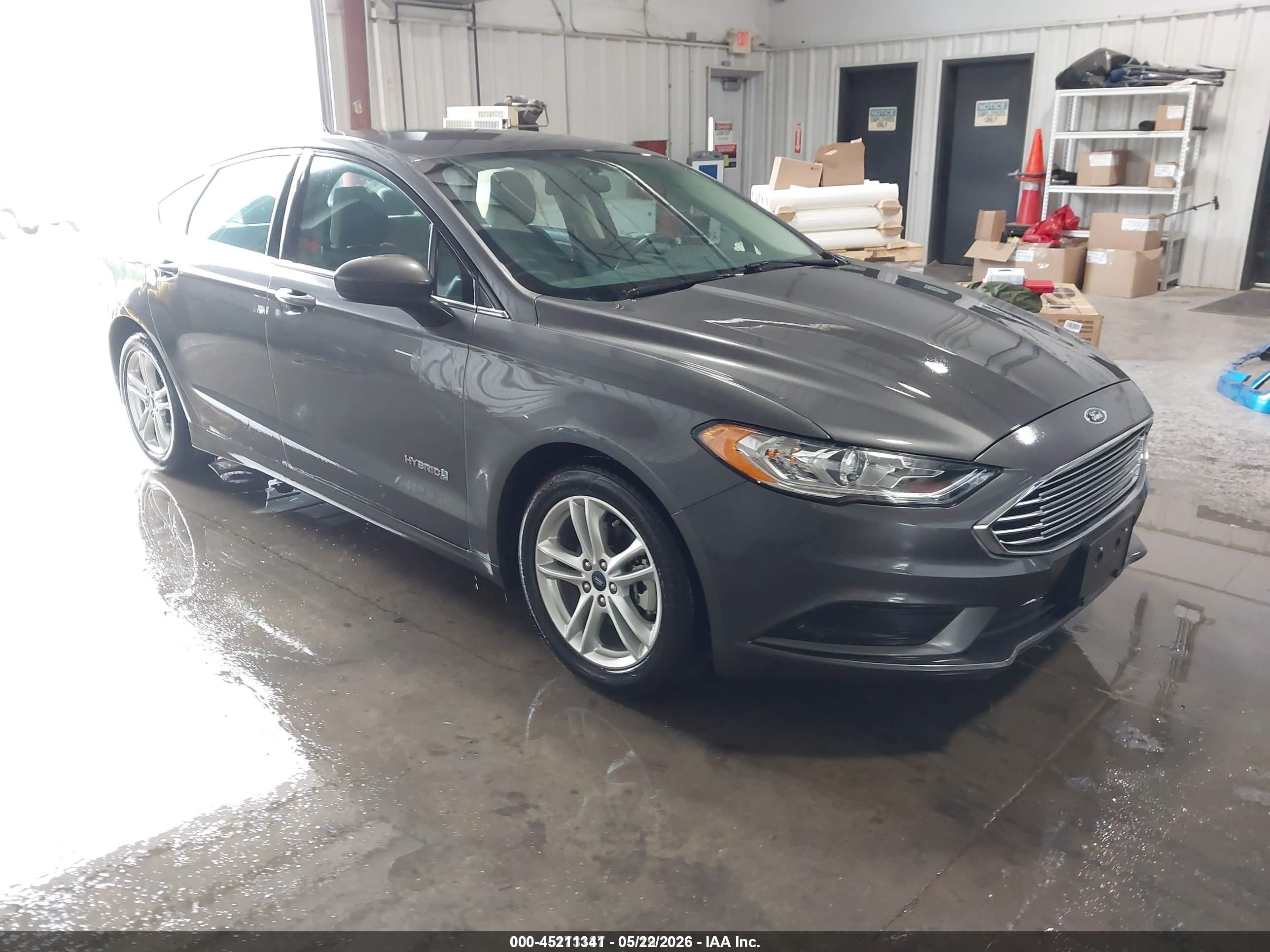 2018 Ford Fusion VIN 3FA6P0UU1JR123008 IAAI salvage auction — Side, SF97 (Kansas), sold $13,450 on 2026-07-09 (photo 1)
