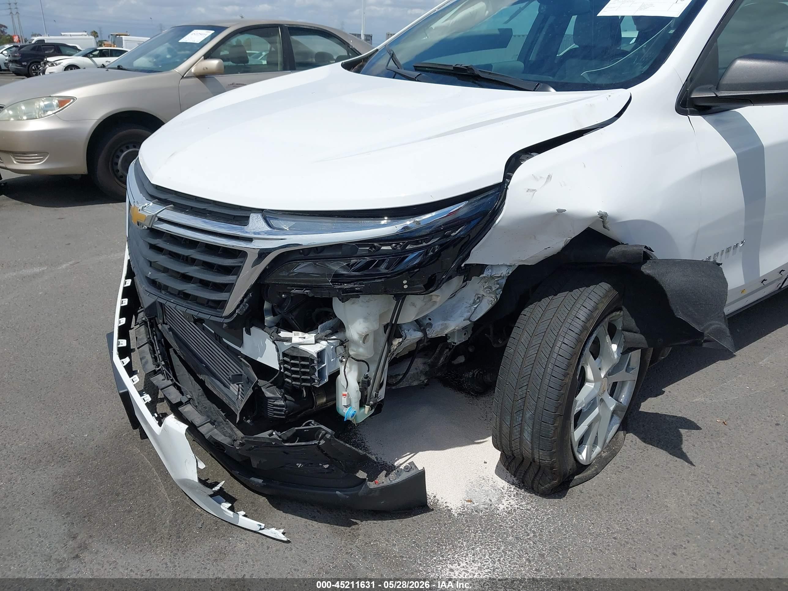2024 Chevrolet Equinox VIN 3GNAXHEG3RL185768 IAAI salvage auction — Unknown, Salvage (California), sold $3,350 on 2026-07-09 (photo 6)