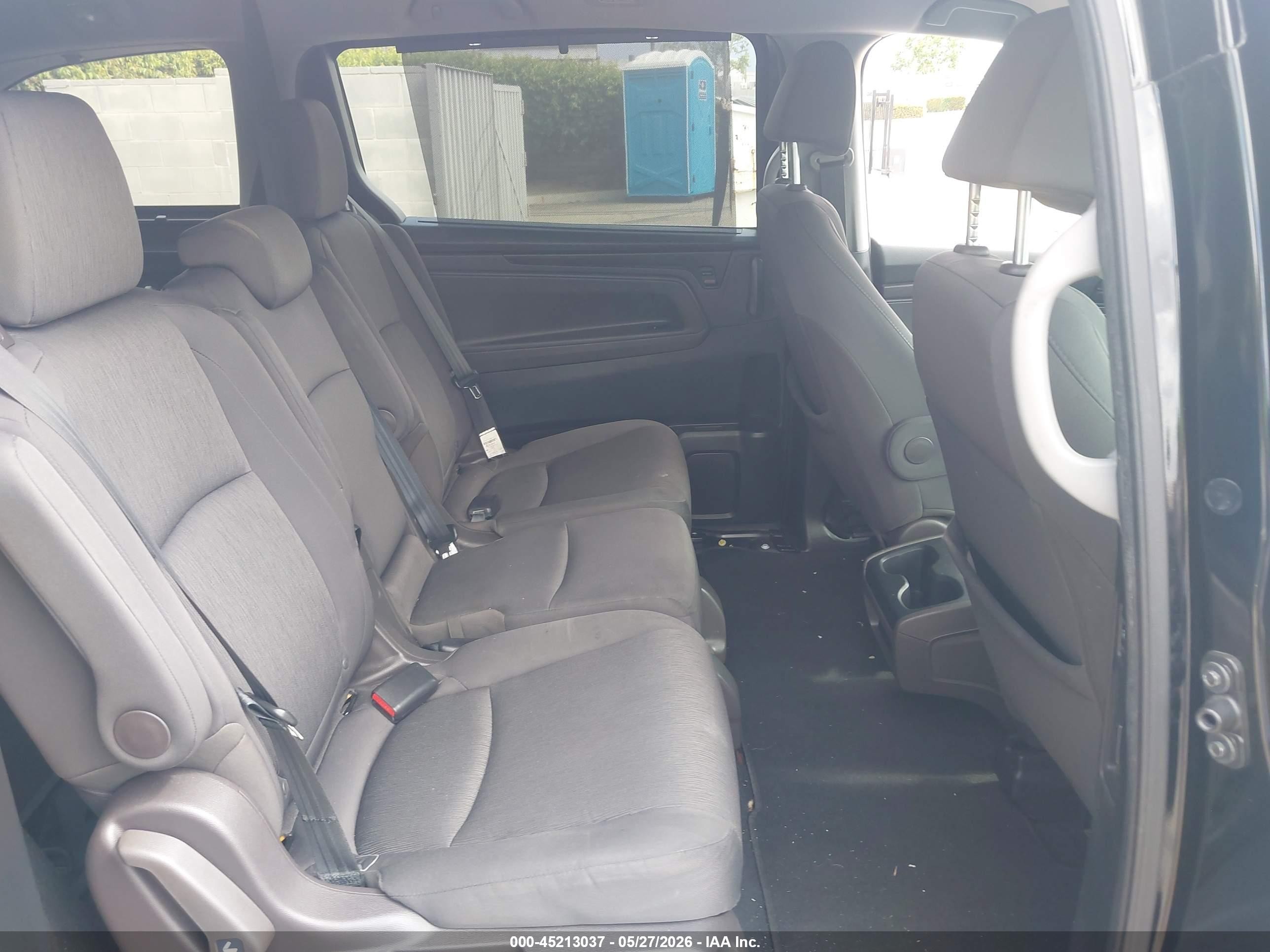 2020 Honda Odyssey VIN 5FNRL6H59LB035658 IAAI salvage auction — Rear End, Salvage (California), sold $3,850 on 2026-07-10 (photo 8)