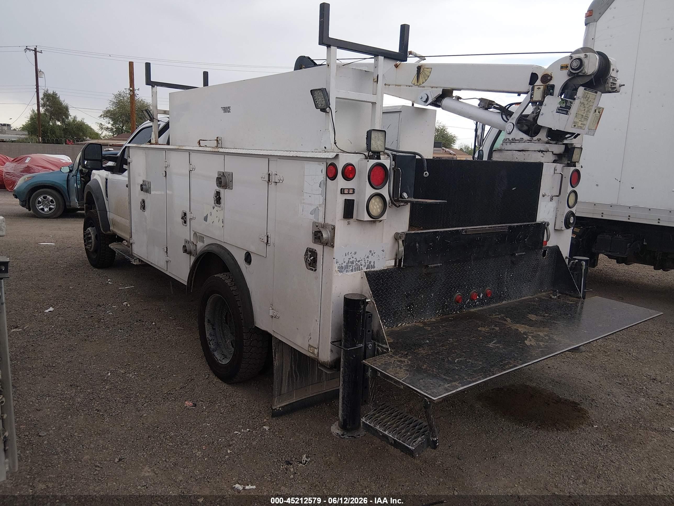 2021 Ford F-550 chassis VIN 1FDUF5GN7MDA04796 IAAI salvage auction — Normal Wear, Clear (Arizona), sold $16,750 on 2026-07-08 (photo 3)