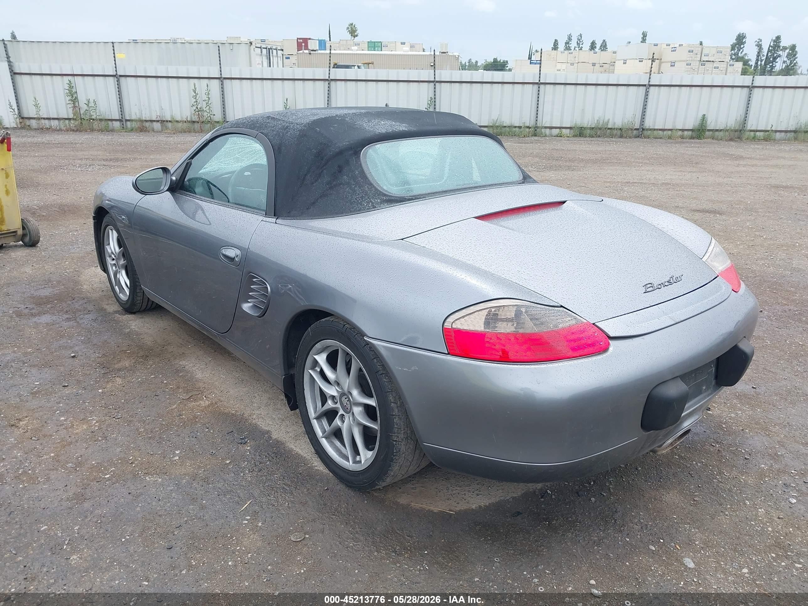 2003 Porsche Boxster VIN WP0CA29853U622170 IAAI salvage auction — Front End, Salvage (California), sold $1,200 on 2026-06-30 (photo 3)