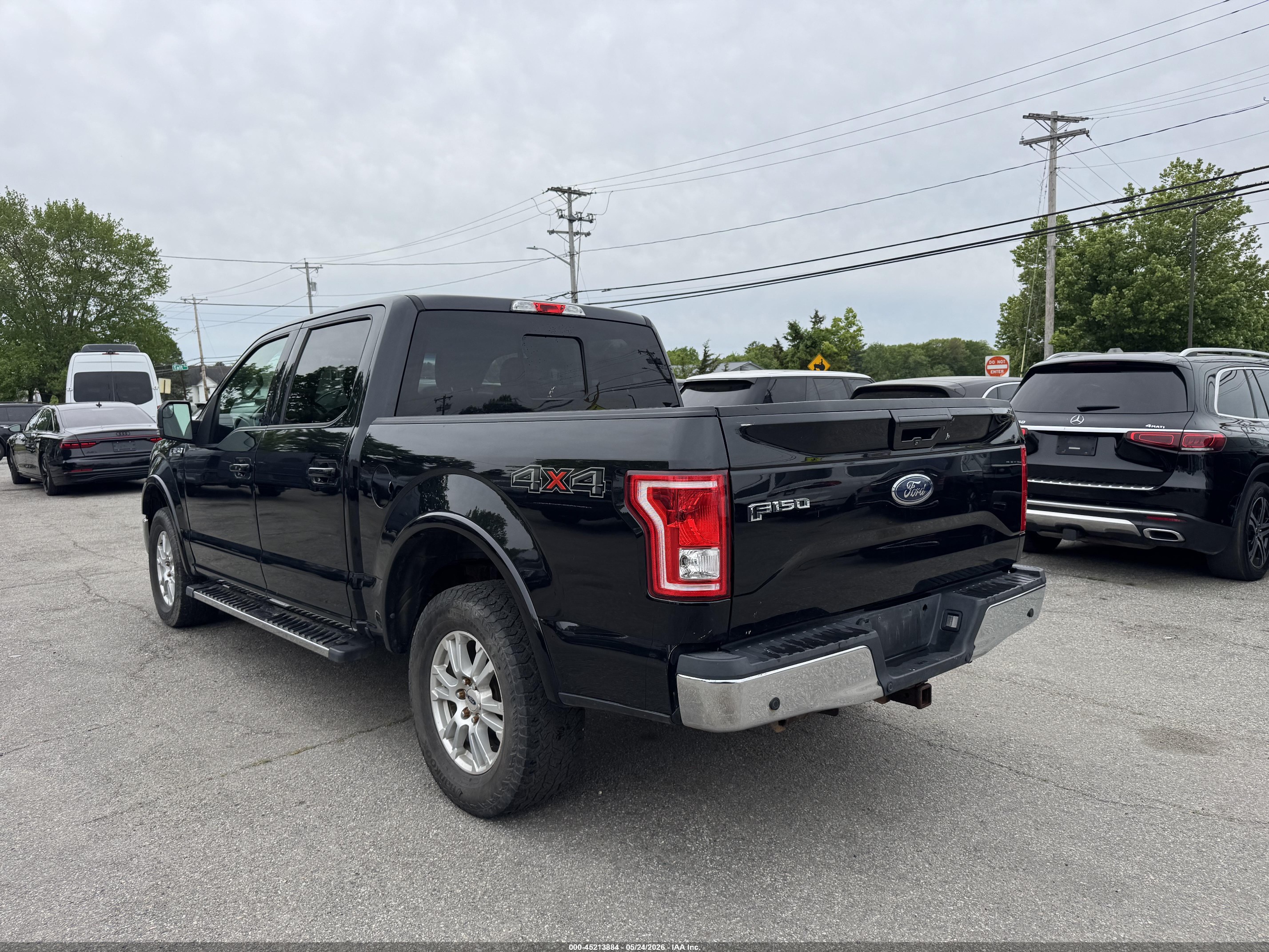 2017 Ford F-150 lightning VIN 1FTEW1EF0HFA91903 IAAI salvage auction — Side, Original (West Virginia), sold $3,050 on 2026-06-24 (photo 3)