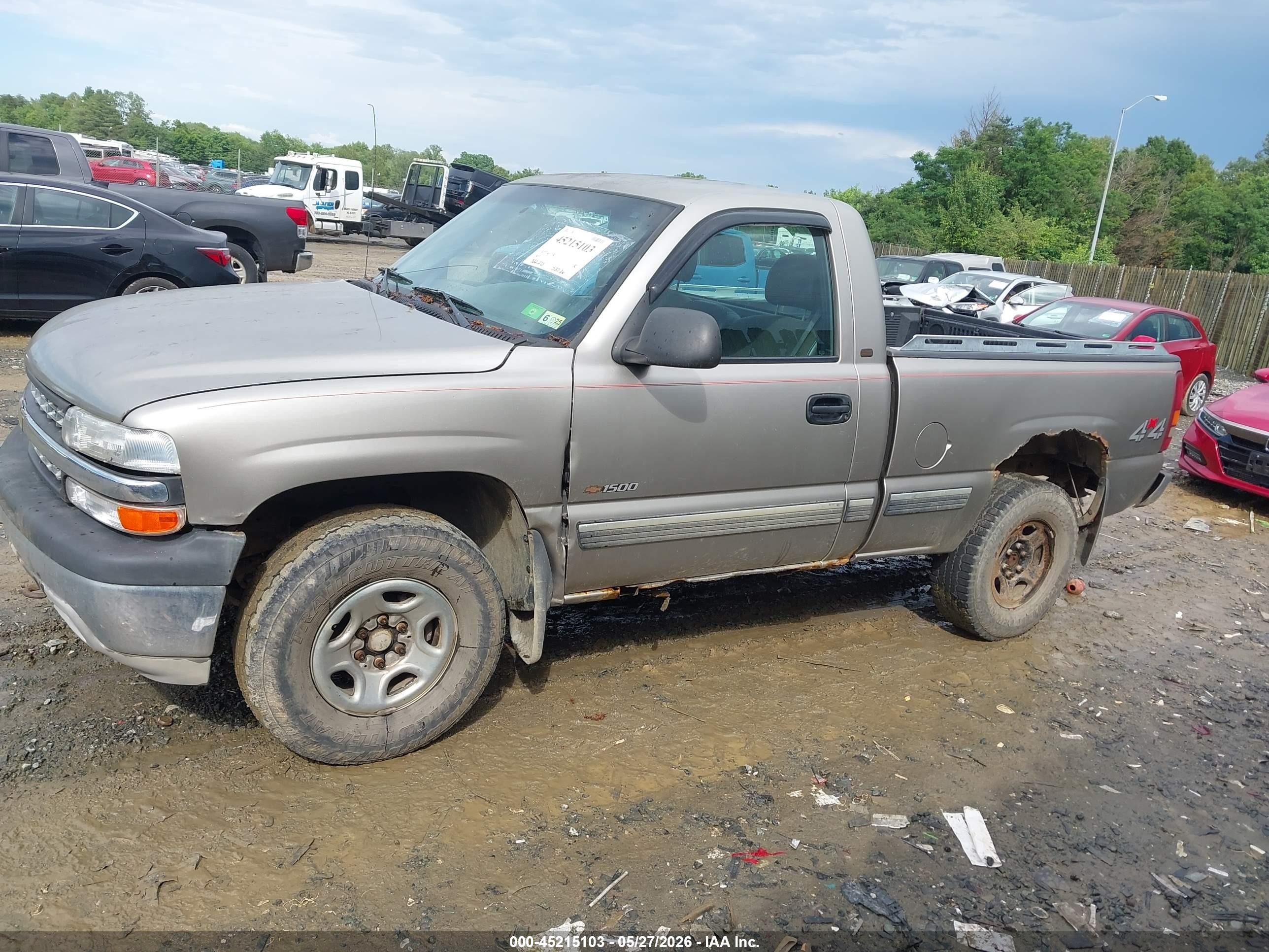 2000 Chevrolet Silverado 1500 VIN 1GCEK14W3YZ353604 IAAI salvage auction — Normal Wear, Clear (Virginia), sold $625 on 2026-07-12 (photo 6)