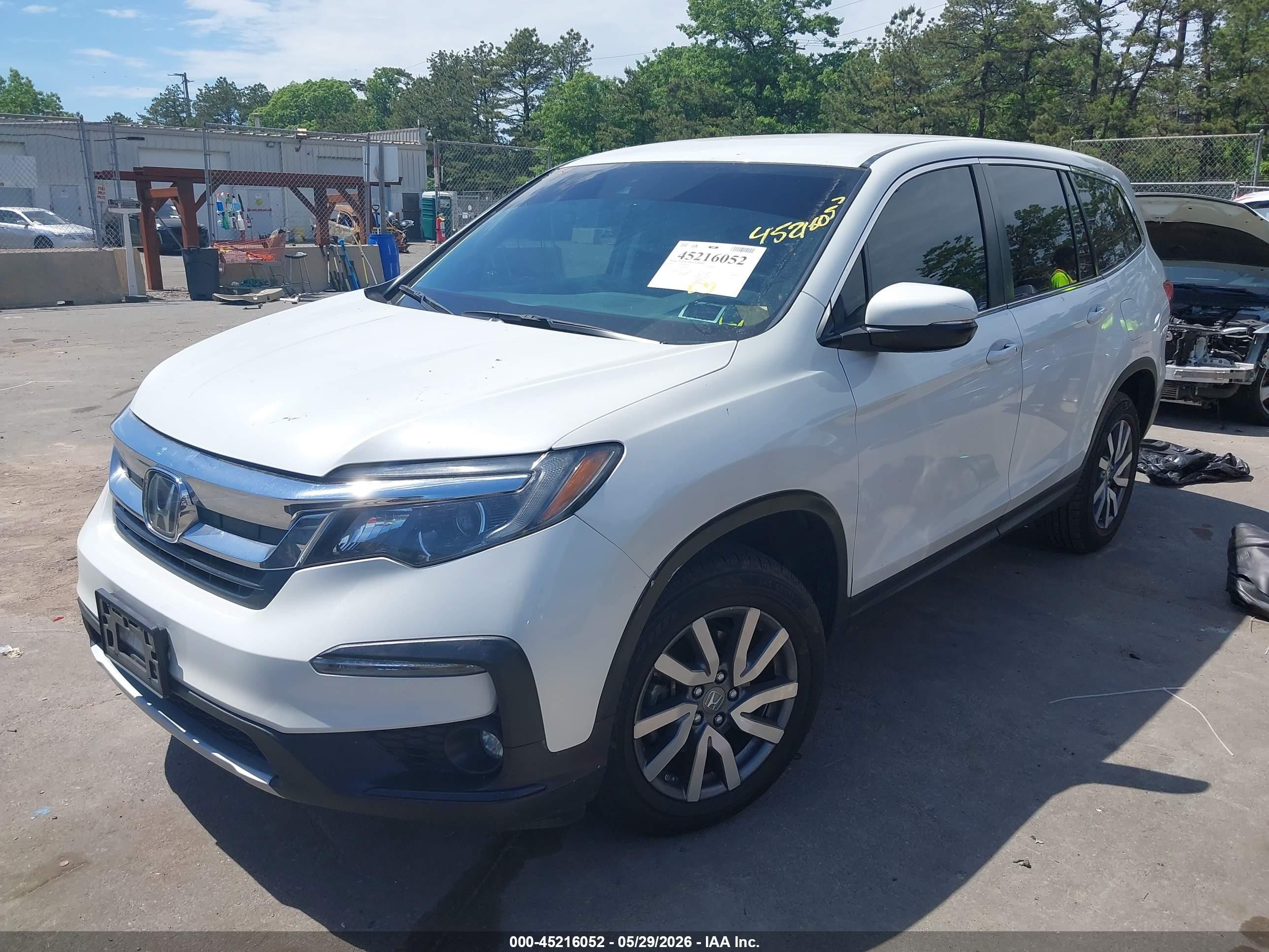2020 Honda Pilot VIN 5FNYF6H34LB055060 IAAI salvage auction — Water/Flood, Mv-907A (New York), sold $5,600 on 2026-09-14 (photo 2)