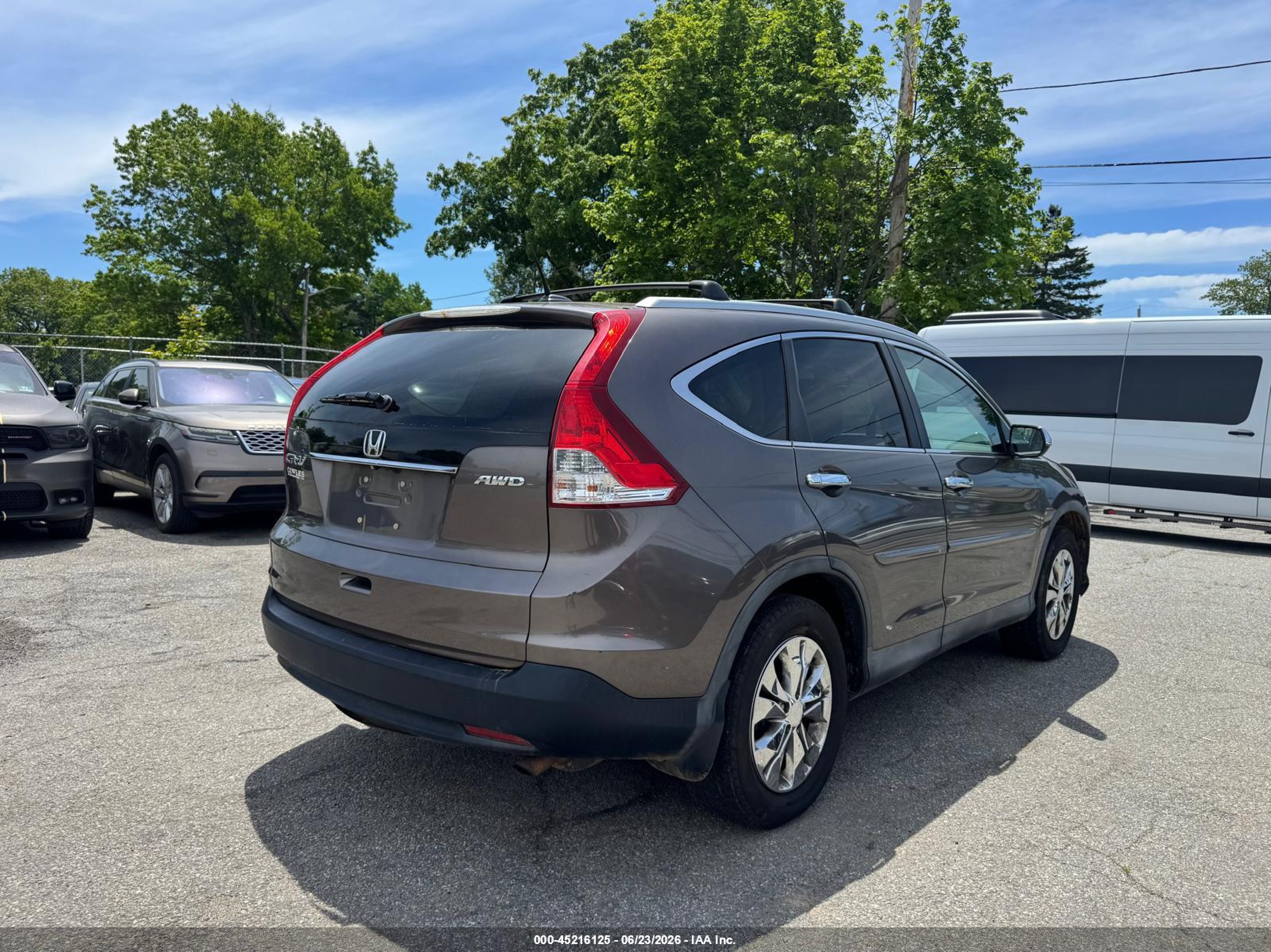 2014 Honda Cr-v VIN 2HKRM4H78EH701593 IAAI salvage auction — UNKNOWN, Salvage Title, sold $1,525 on 2026-07-18 (photo 4)