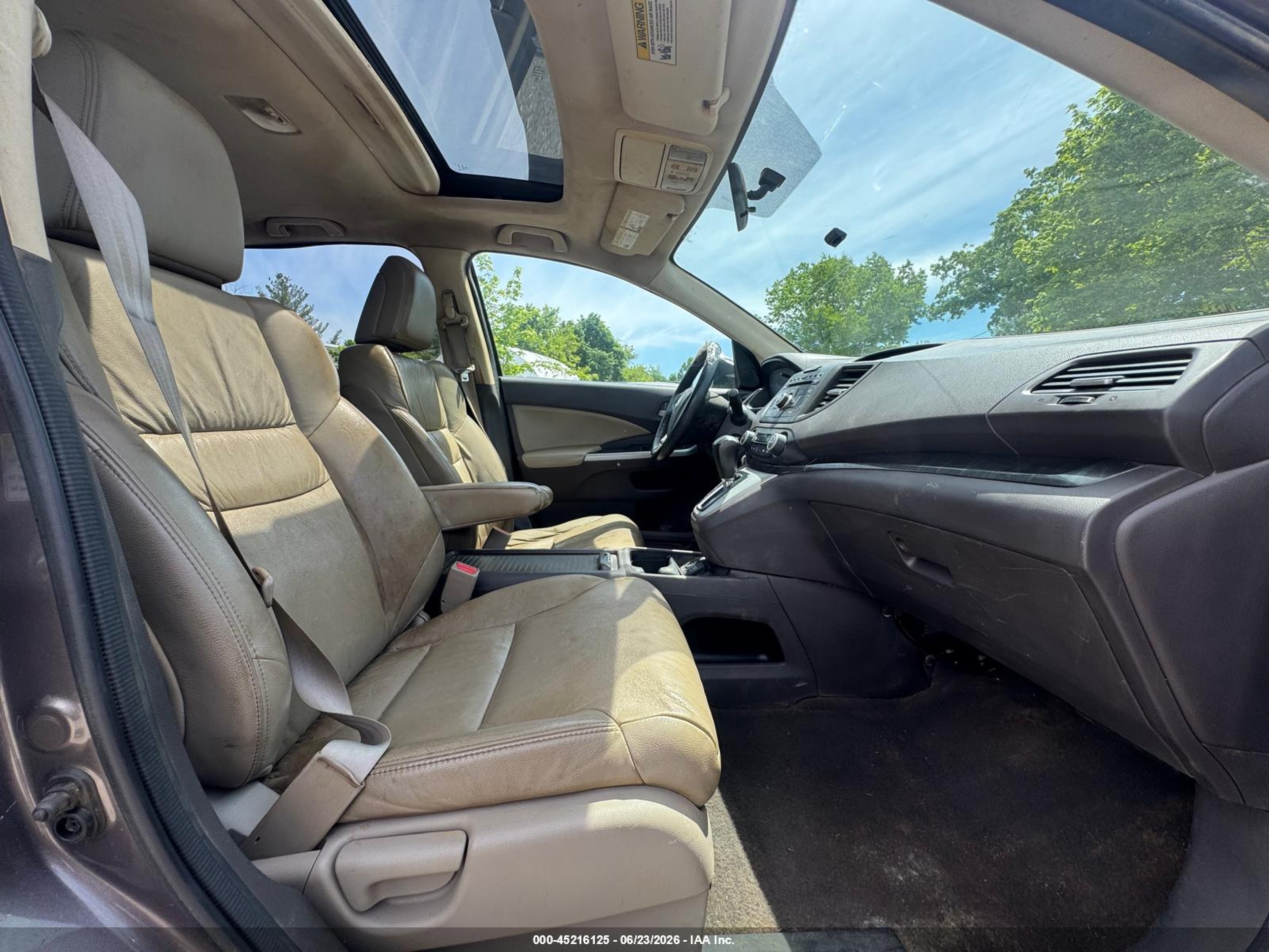 2014 Honda Cr-v VIN 2HKRM4H78EH701593 IAAI salvage auction — UNKNOWN, Salvage Title, sold $1,525 on 2026-07-18 (photo 5)