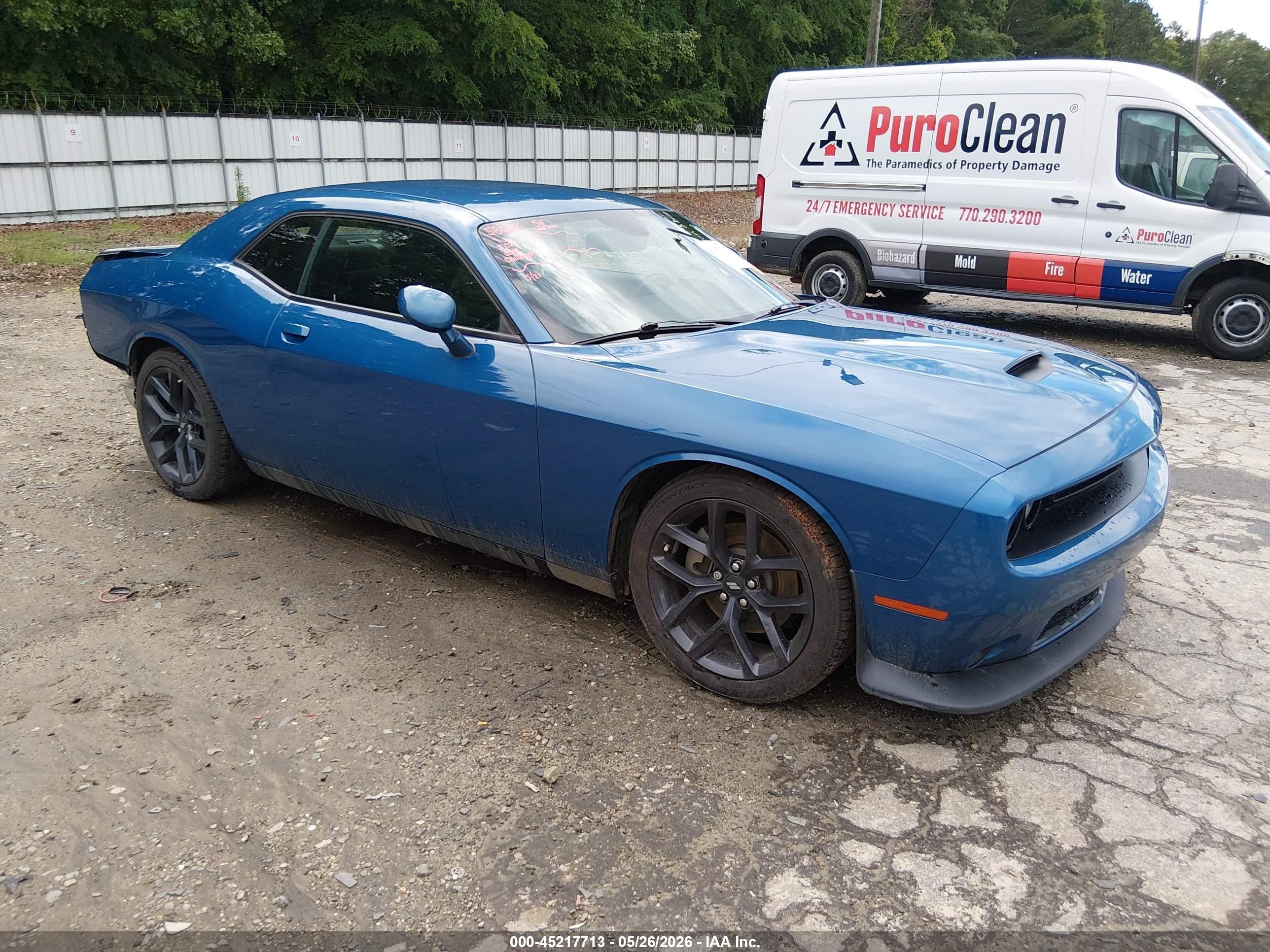 2022 Dodge Challenger VIN 2C3CDZJG6NH105781 IAAI salvage auction — Rear End, Salvage (Georgia), sold $5,300 on 2026-07-11 (photo 1)