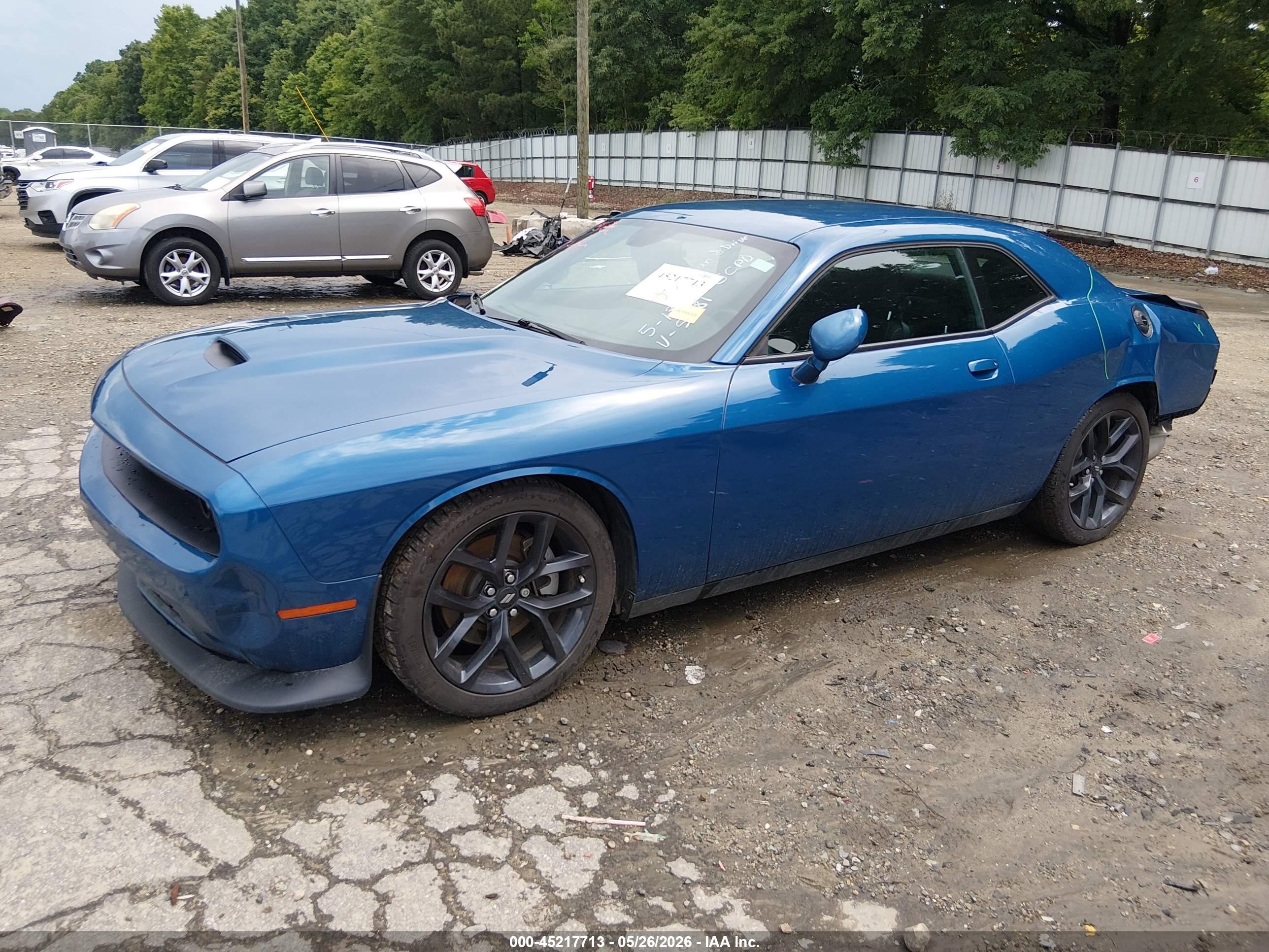 2022 Dodge Challenger VIN 2C3CDZJG6NH105781 IAAI salvage auction — Rear End, Salvage (Georgia), sold $5,300 on 2026-07-11 (photo 2)