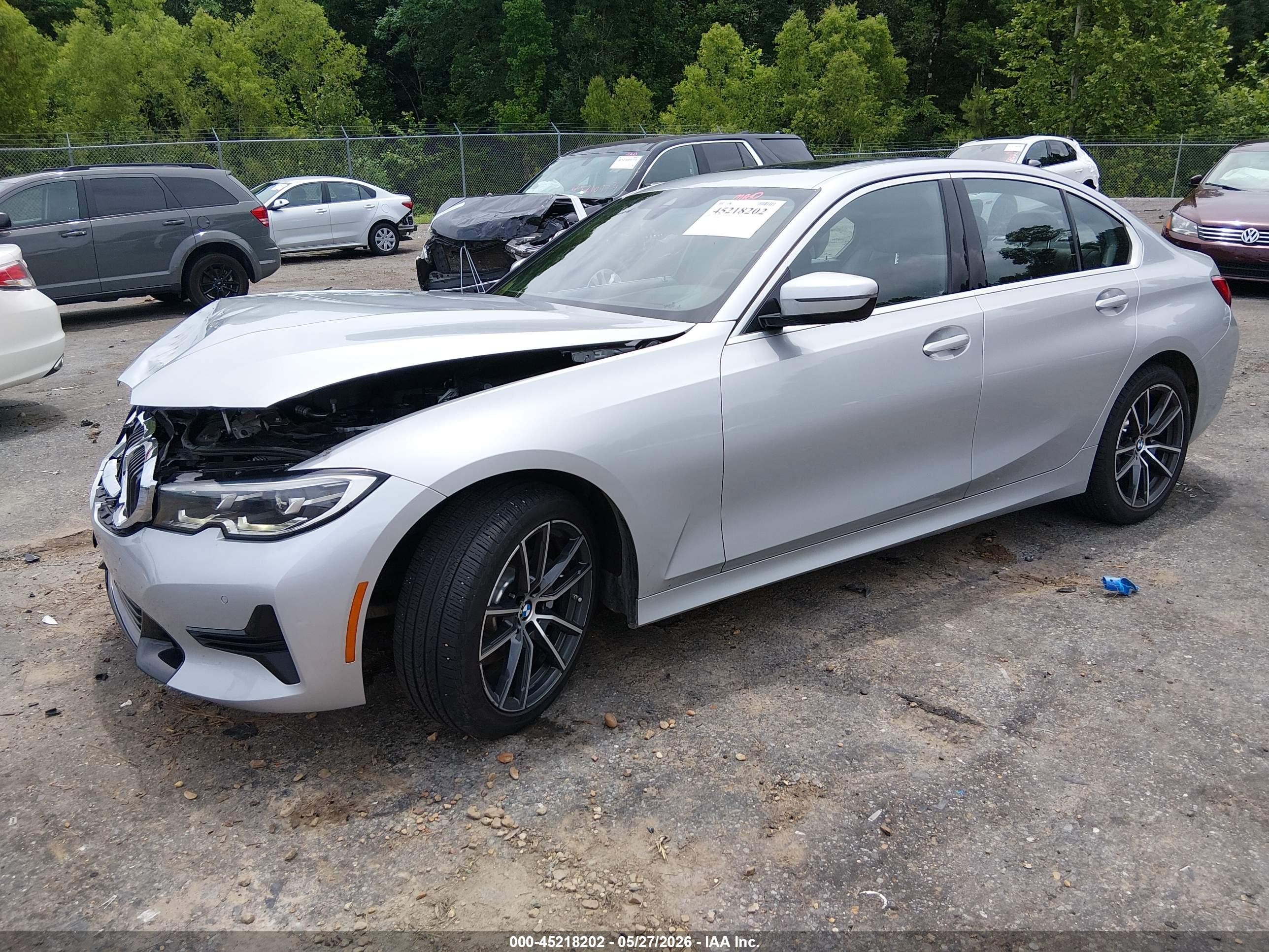 2019 BMW 3 Series VIN WBA5R1C58KAK12907 IAAI salvage auction — Front End, Salvage (Alabama), sold $8,900 on 2026-09-25 (photo 2)