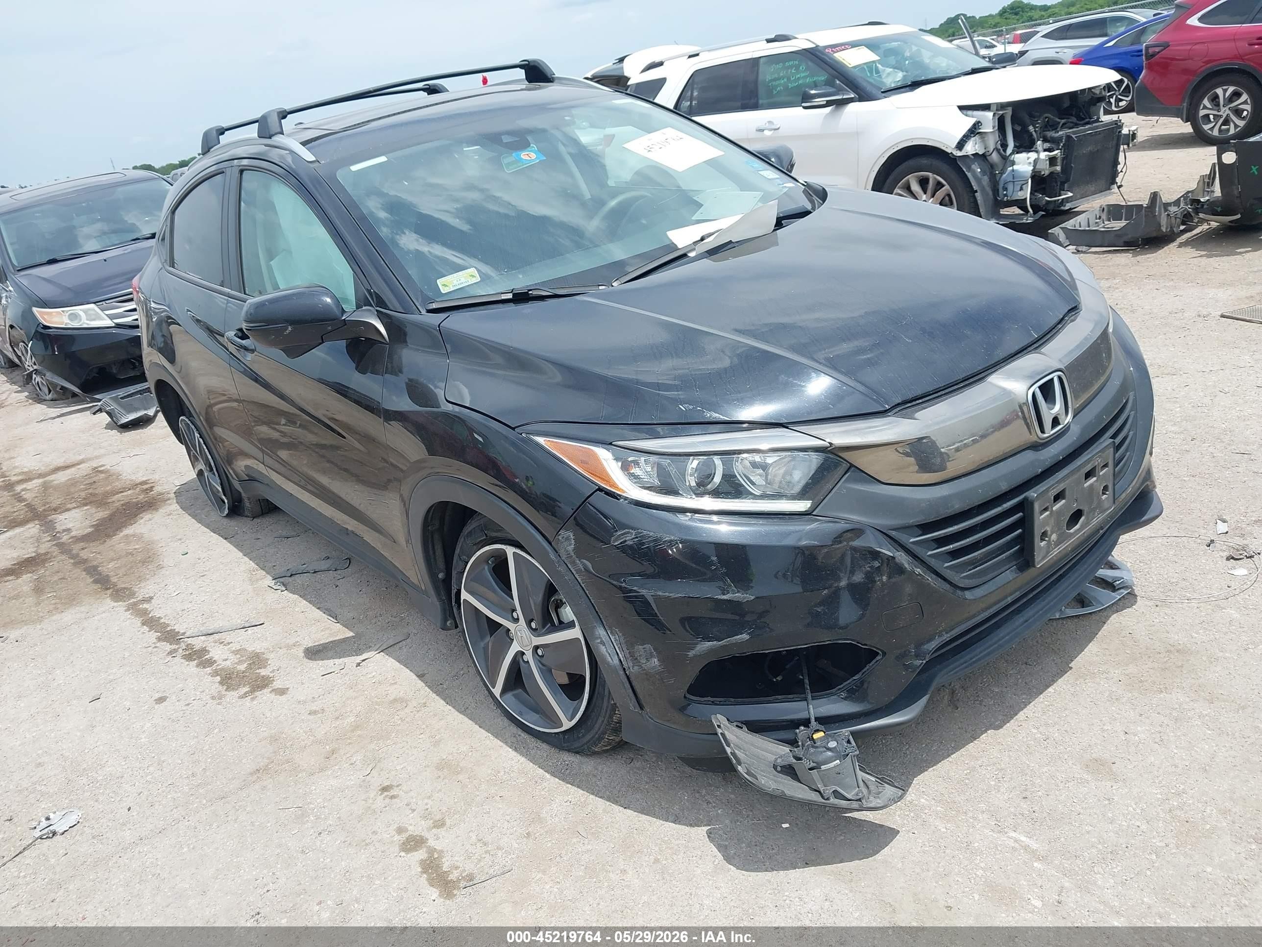 2022 Honda HR-V VIN 3CZRU6H50NM771202 IAAI salvage auction — Side, Original (Texas), sold $5,100 on 2026-07-09 (photo 1)