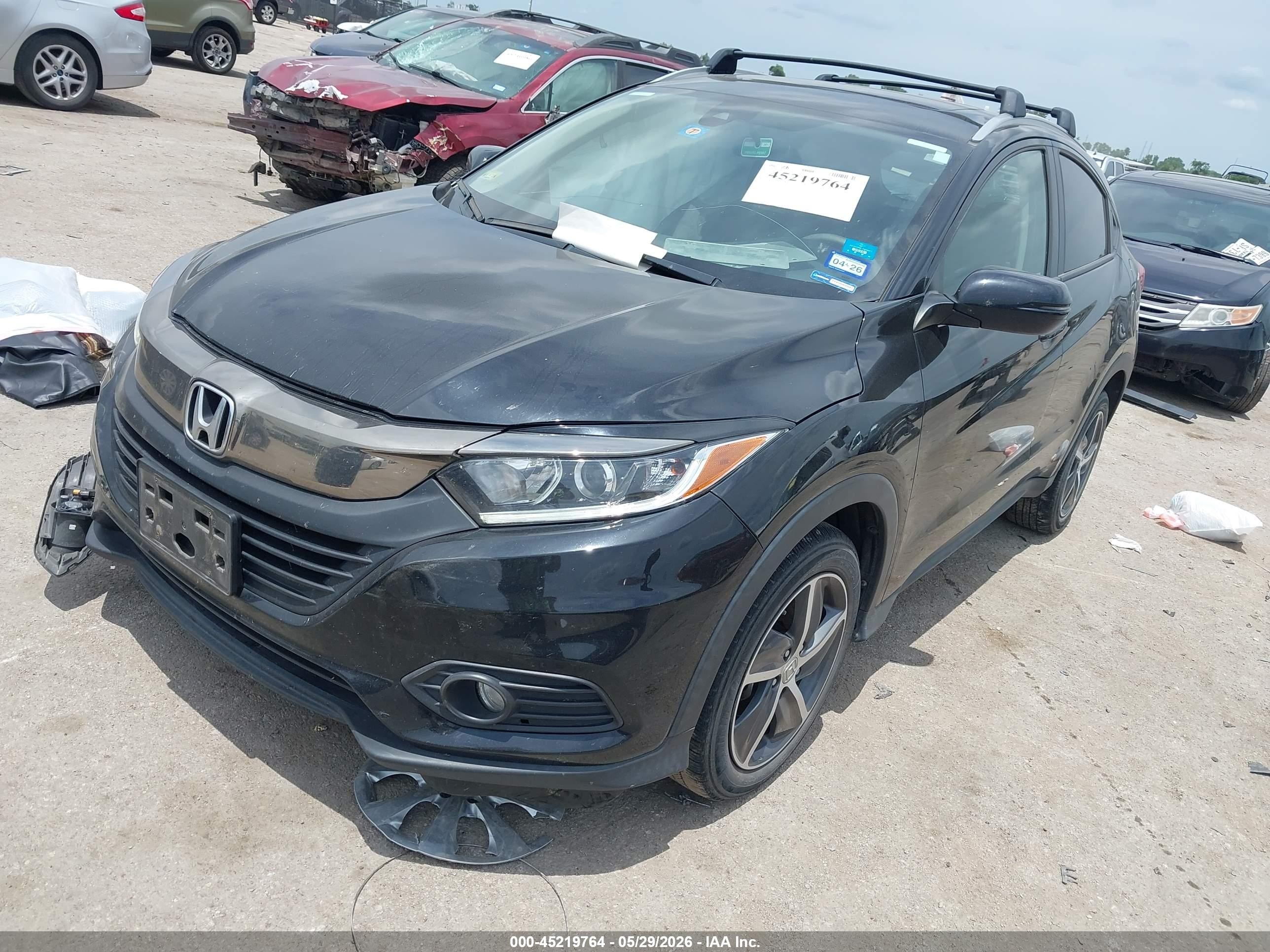 2022 Honda HR-V VIN 3CZRU6H50NM771202 IAAI salvage auction — Side, Original (Texas), sold $5,100 on 2026-07-09 (photo 2)