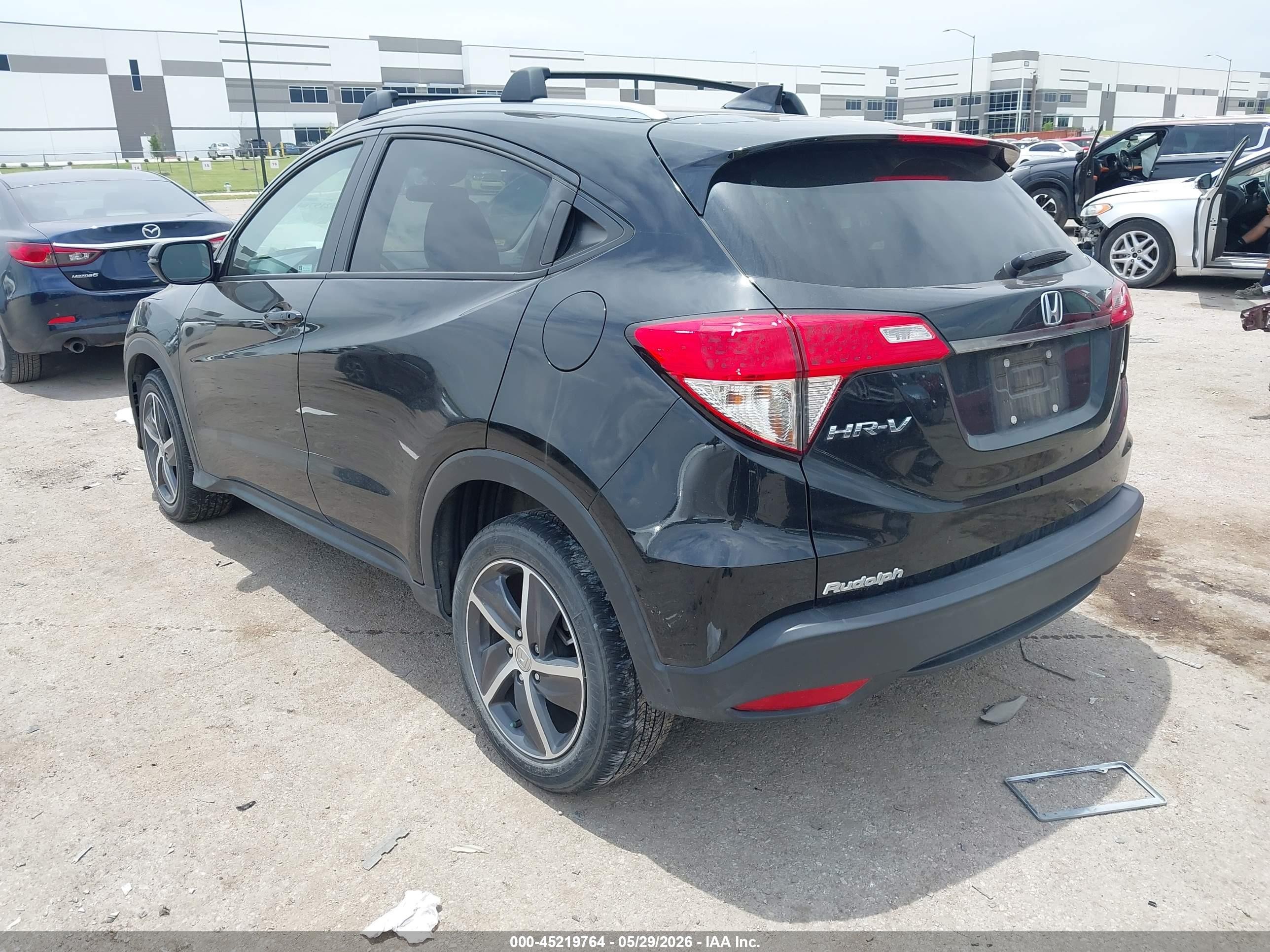 2022 Honda HR-V VIN 3CZRU6H50NM771202 IAAI salvage auction — Side, Original (Texas), sold $5,100 on 2026-07-09 (photo 3)