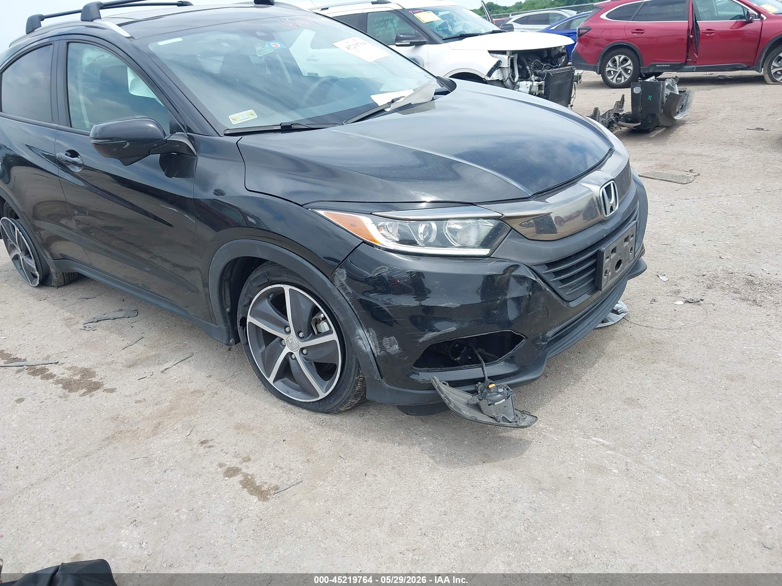 2022 Honda HR-V VIN 3CZRU6H50NM771202 IAAI salvage auction — Side, Original (Texas), sold $5,100 on 2026-07-09 (photo 6)