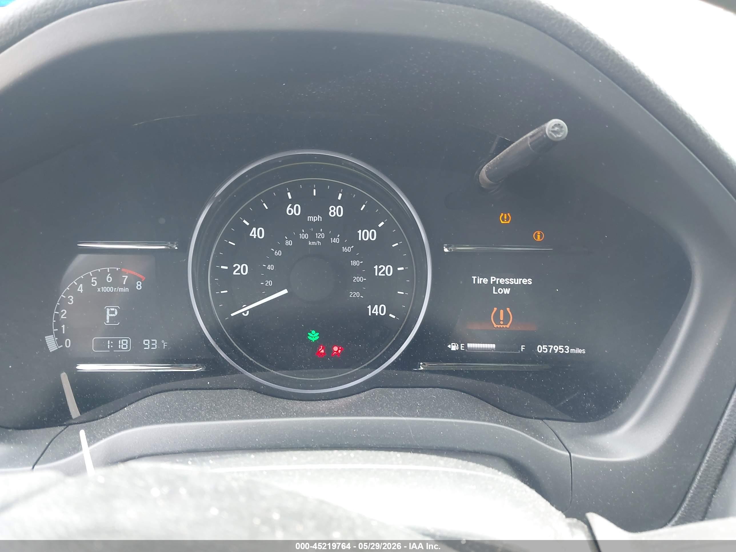 2022 Honda HR-V VIN 3CZRU6H50NM771202 IAAI salvage auction — Side, Original (Texas), sold $5,100 on 2026-07-09 (photo 7)