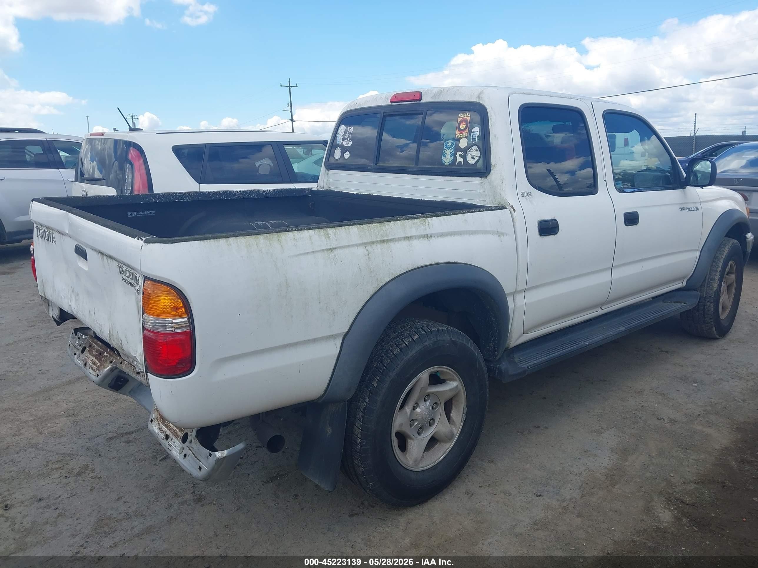 2003 Toyota Tacoma VIN 5TEGN92N03Z244488 IAAI salvage auction — Rear End, Salvage (California), sold $3,350 on 2026-07-02 (photo 4)
