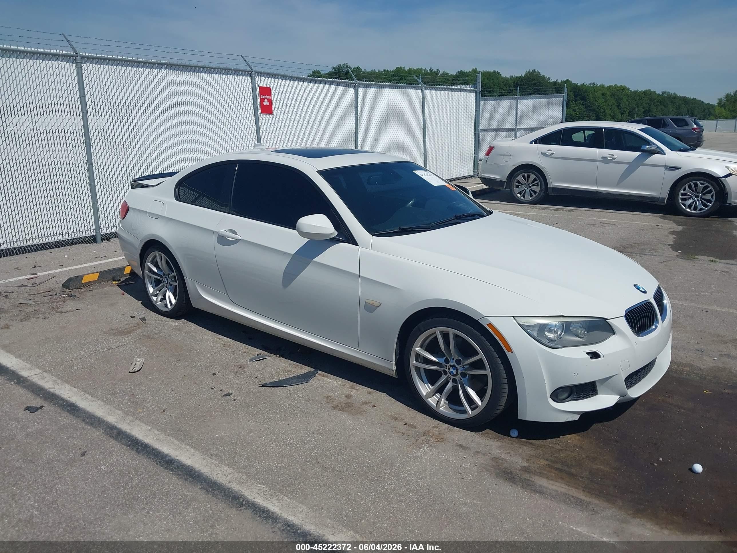 2011 BMW 3er VIN WBAKF5C55BE655544 IAAI salvage auction — Rear End, Salvage (Idaho), sold $1,700 on 2026-10-06 (photo 1)