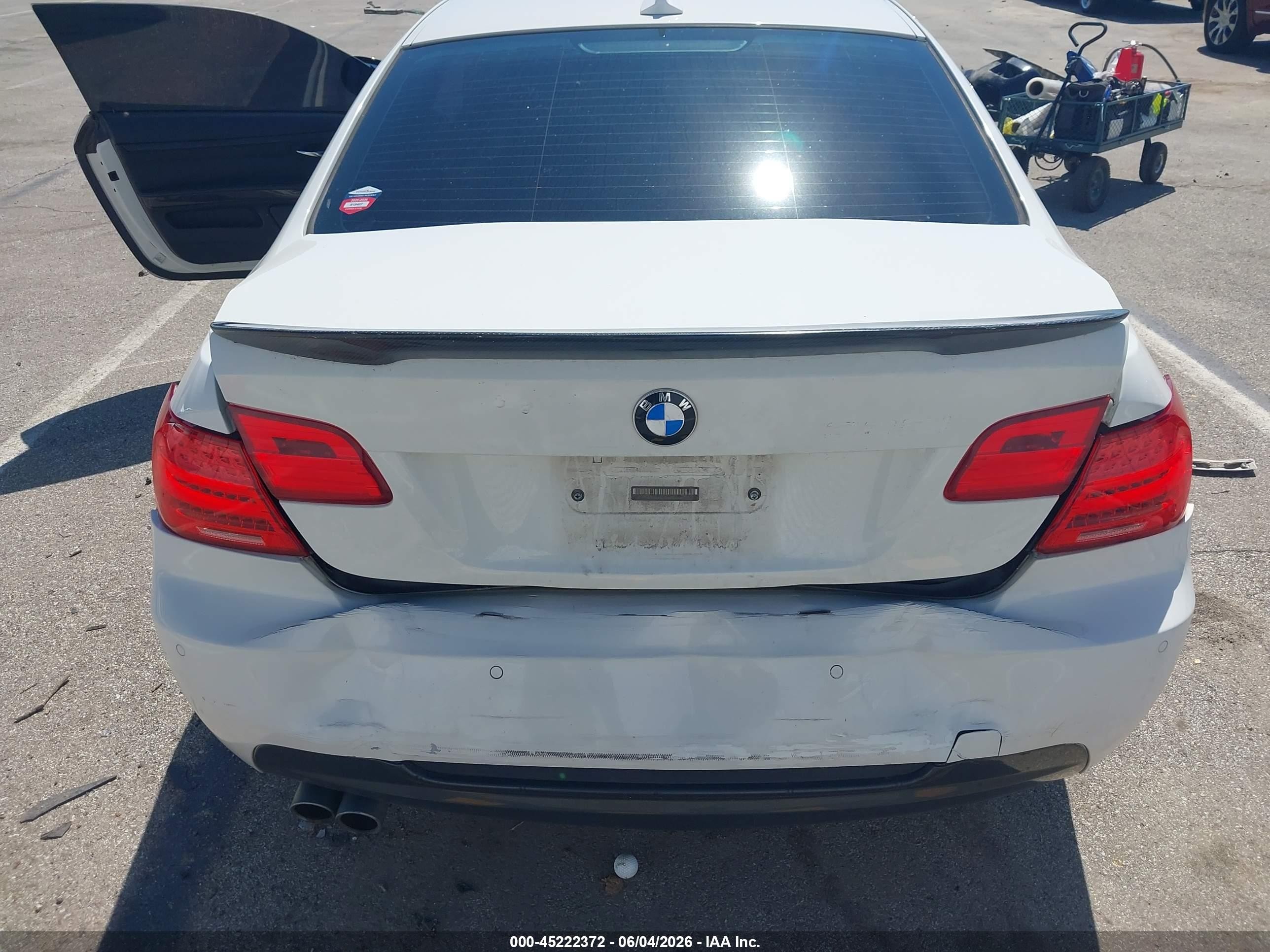 2011 BMW 3er VIN WBAKF5C55BE655544 IAAI salvage auction — Rear End, Salvage (Idaho), sold $1,700 on 2026-10-06 (photo 6)