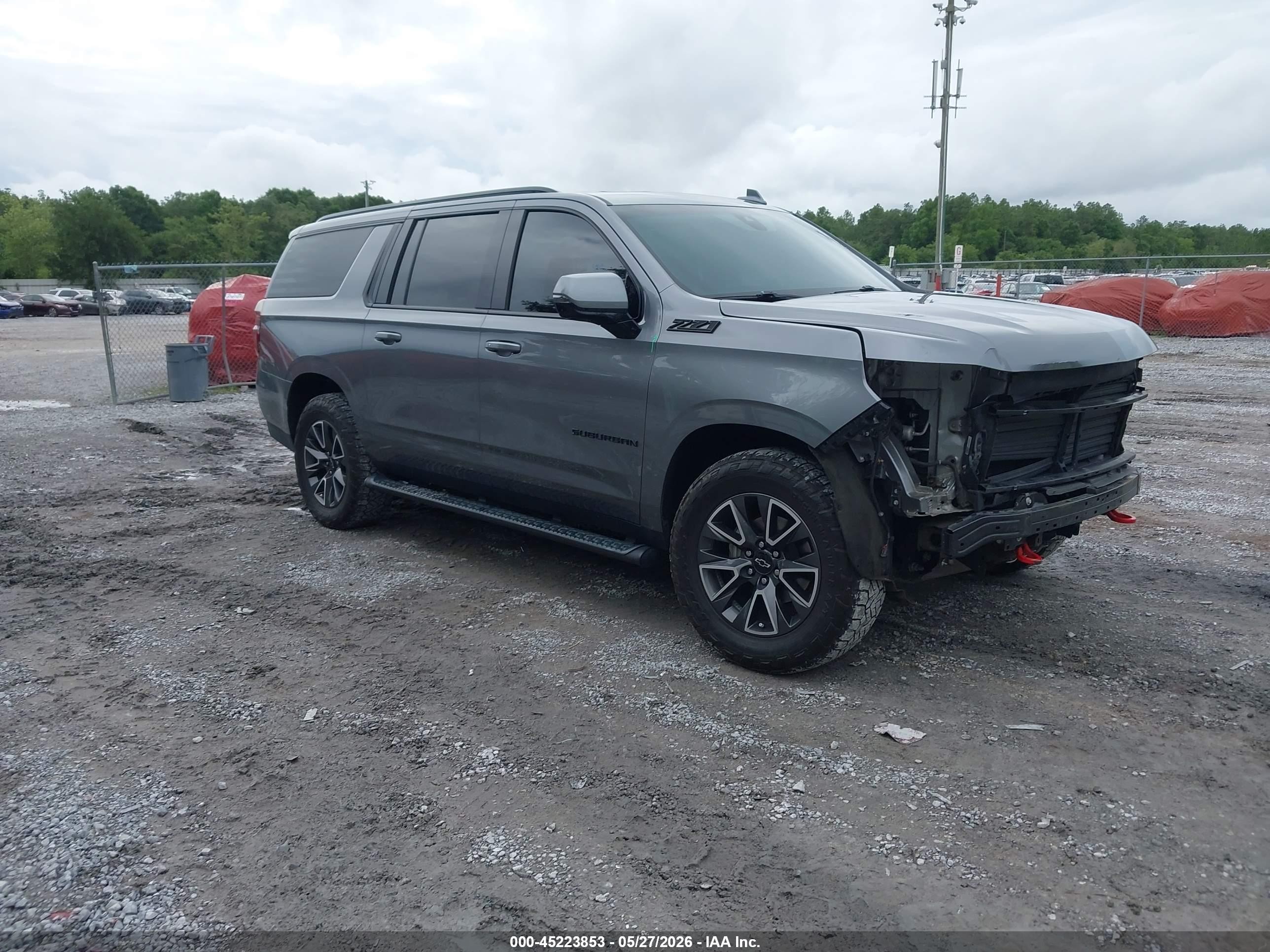 2021 Chevrolet Suburban VIN 1GNSKDKD9MR192330 — IAAI salvage auction photo