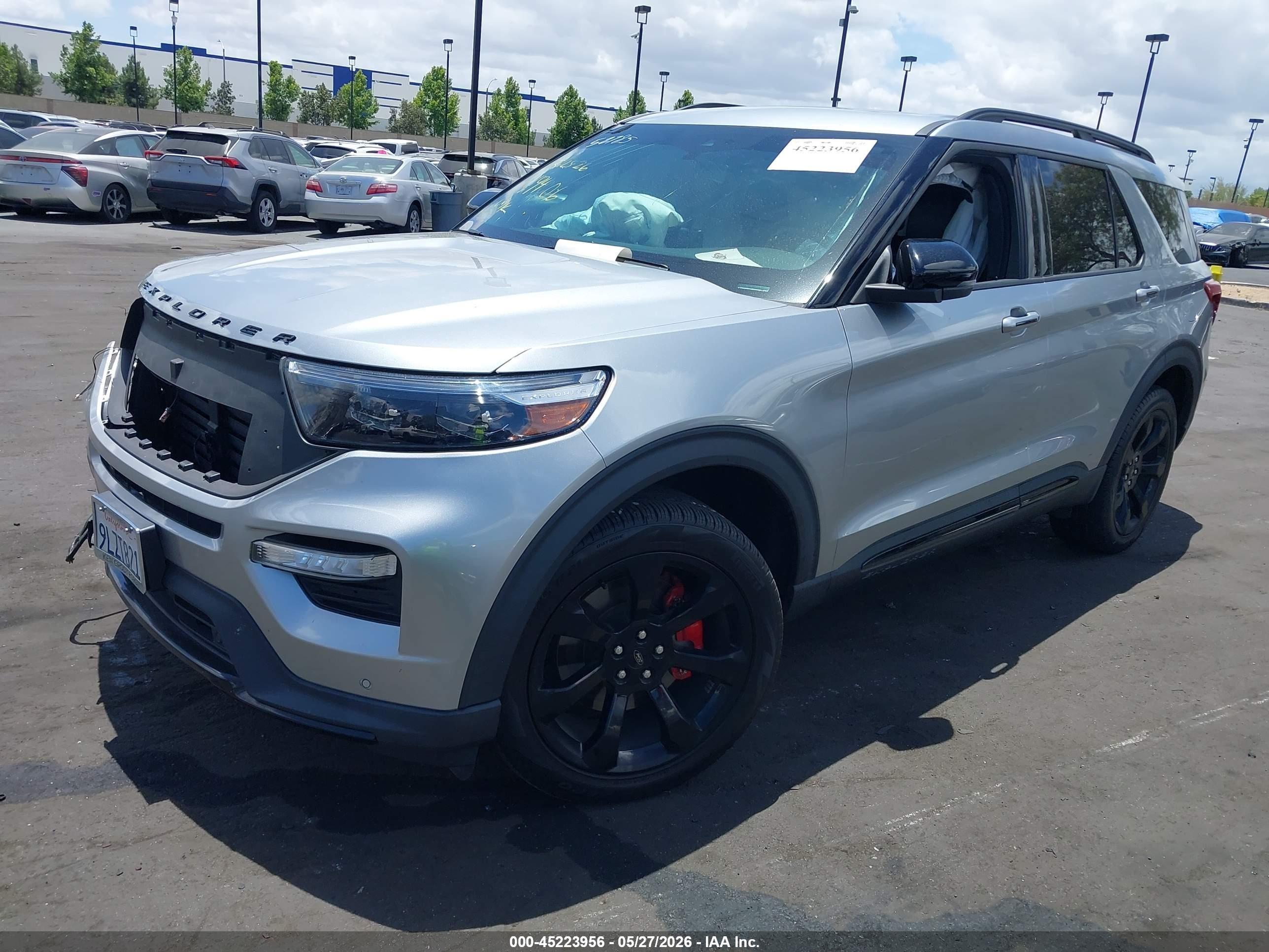 2024 Ford Explorer VIN 1FM5K8GC1RGA53790 IAAI salvage auction — Unknown, Salvage Certificate (California), sold $12,550 on 2026-07-10 (photo 2)