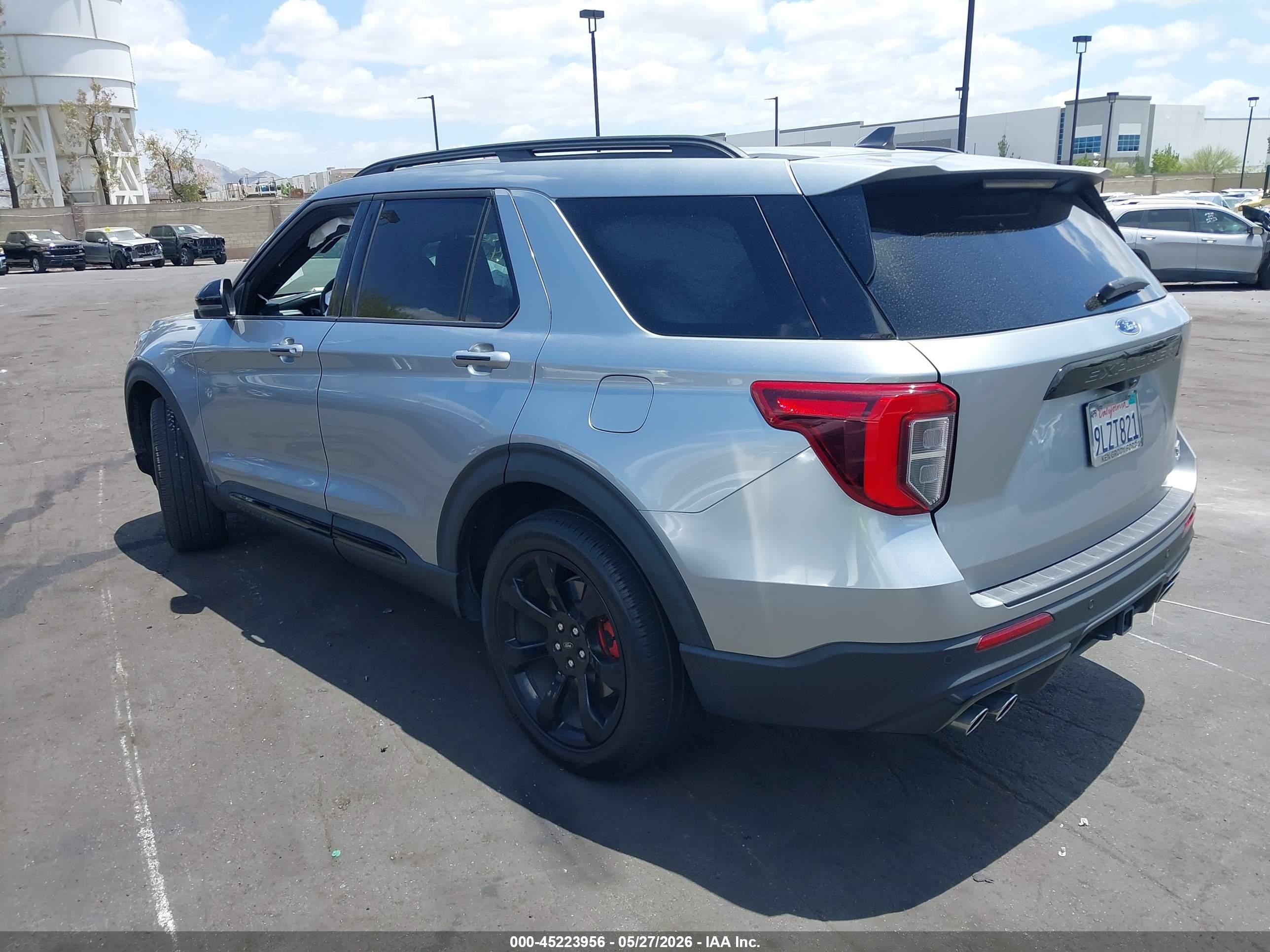 2024 Ford Explorer VIN 1FM5K8GC1RGA53790 IAAI salvage auction — Unknown, Salvage Certificate (California), sold $12,550 on 2026-07-10 (photo 3)
