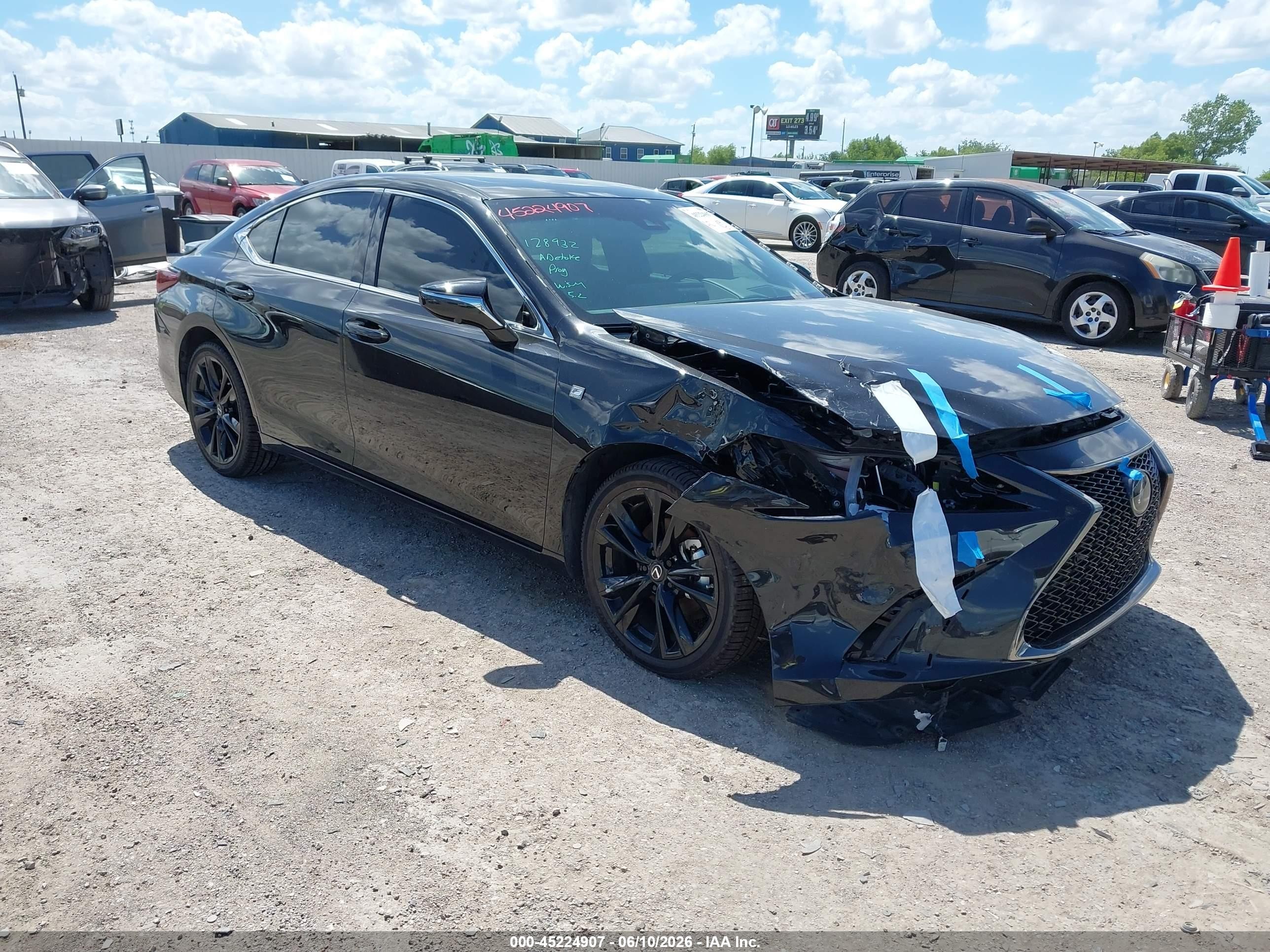 2024 Lexus ES 350 VIN 58AJZ1B19RU165089 — IAAI salvage auction photo