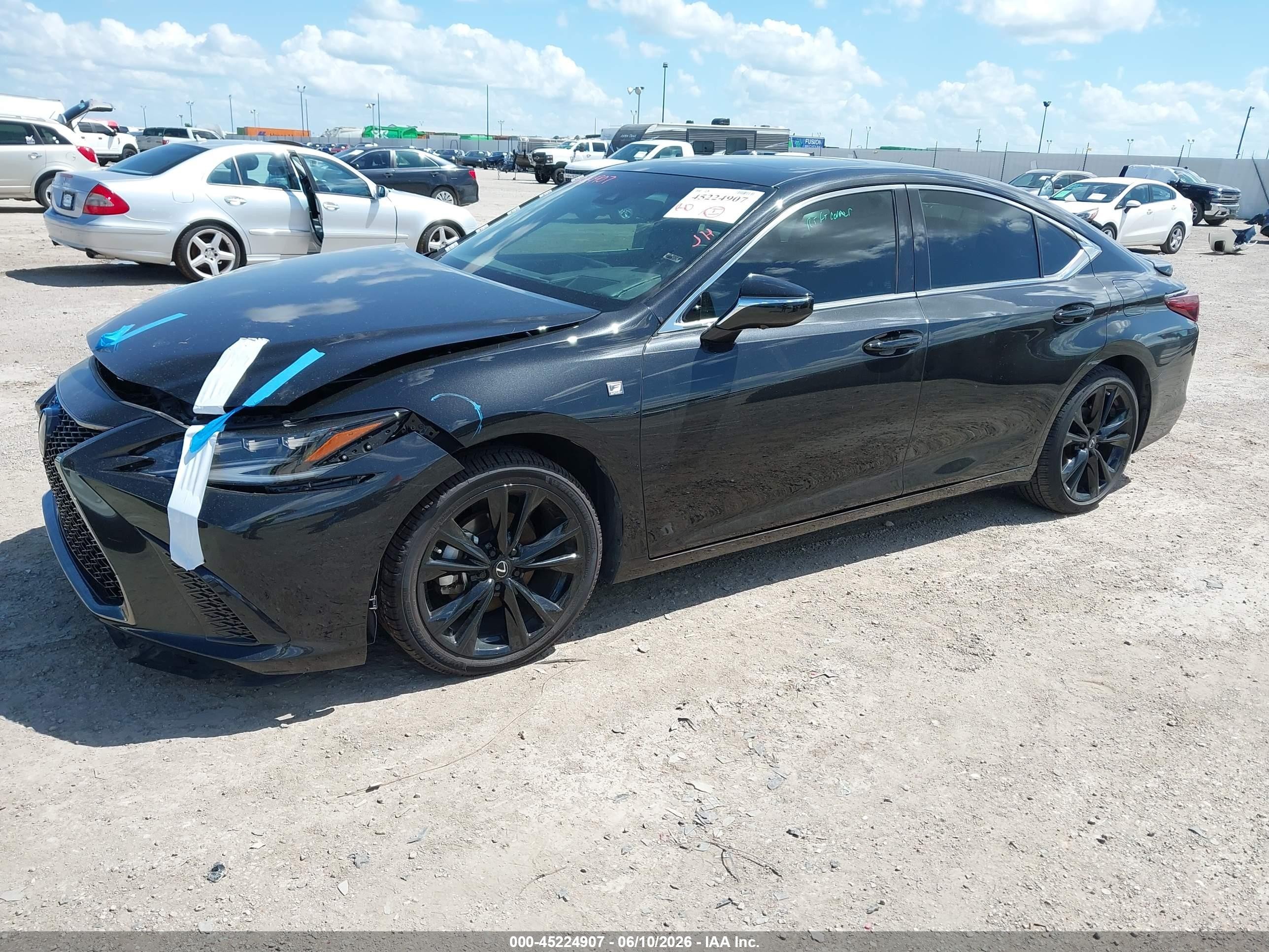 2024 Lexus ES VIN 58AJZ1B19RU165089 IAAI salvage auction — Front End, Original (Texas), sold $20,500 on 2026-08-12 (photo 2)