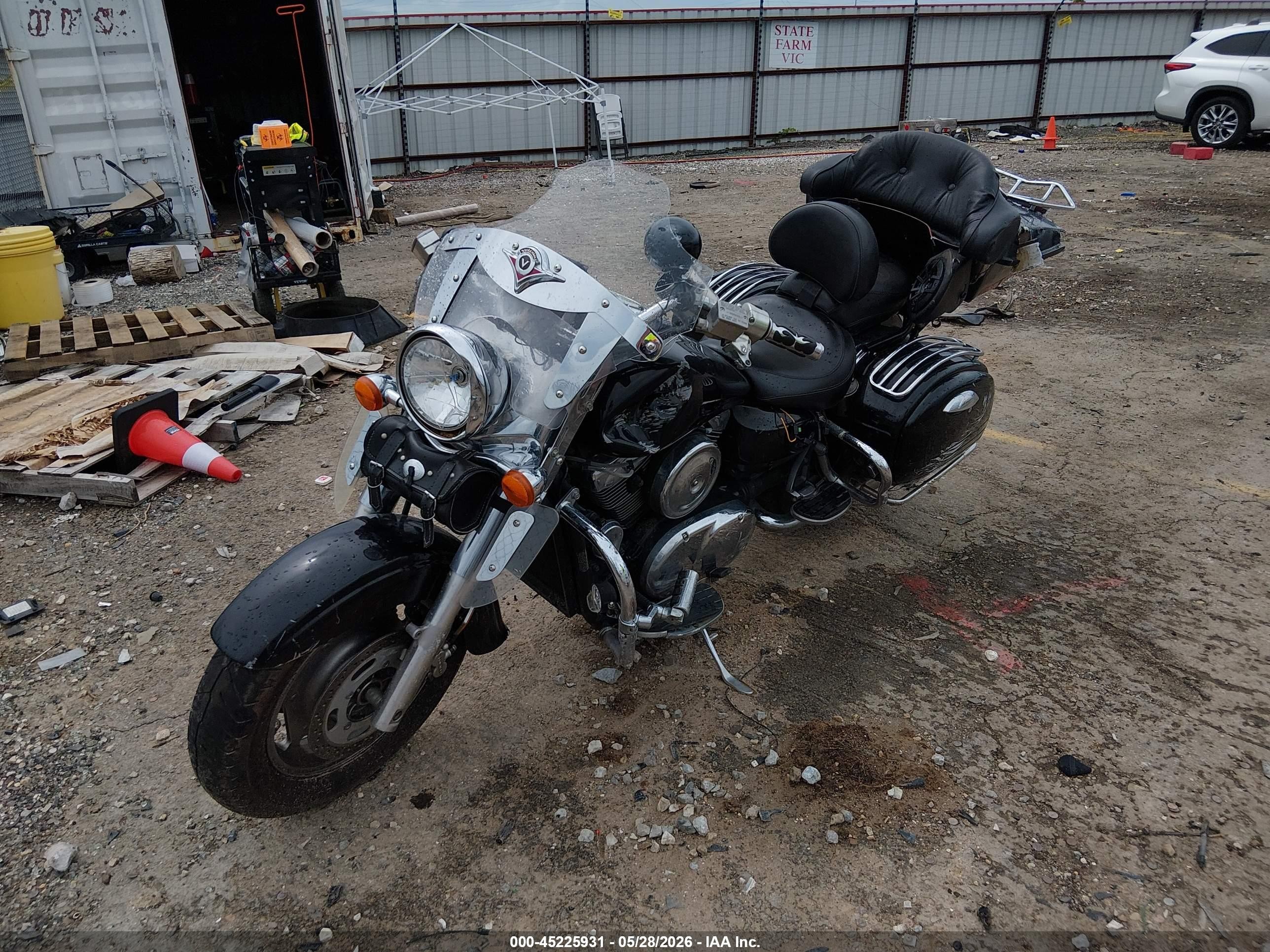 2008 Kawasaki Vn1600 VIN JKBVNKD118A020601 IAAI salvage auction — Rear End, Salvage (Oklahoma), sold $50 on 2026-09-09 (photo 2)