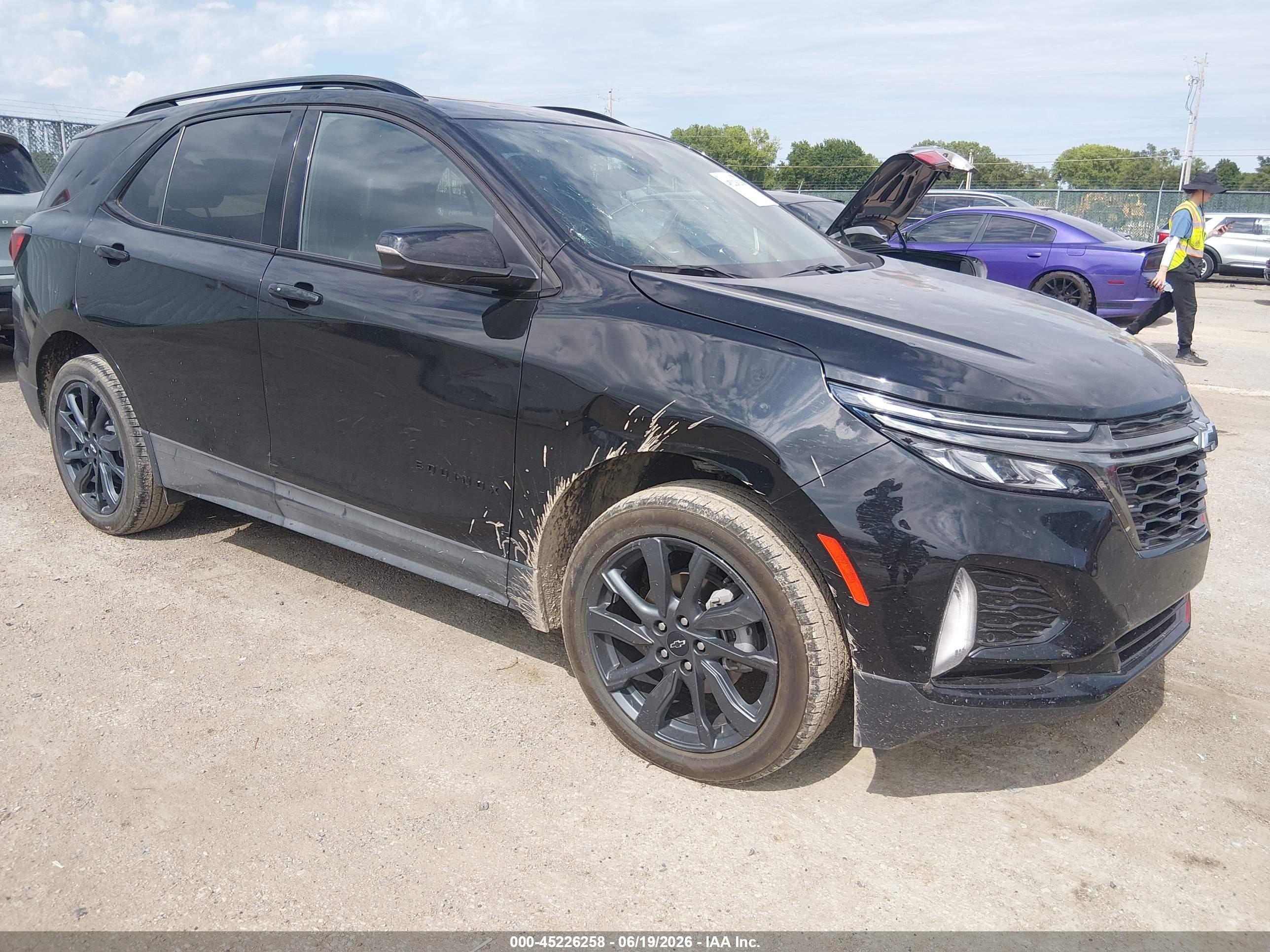 2023 Chevrolet Equinox VIN 3GNAXWEG0PL153460 — IAAI salvage auction photo