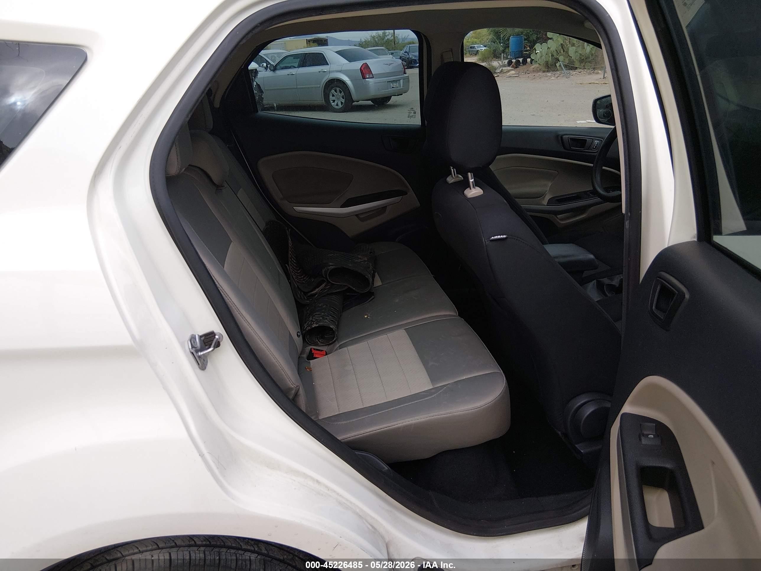 2019 Ford EcoSport VIN MAJ3S2FE9KC290770 IAAI salvage auction — Front End, Salvage (Arizona), sold $1,050 on 2026-07-08 (photo 8)