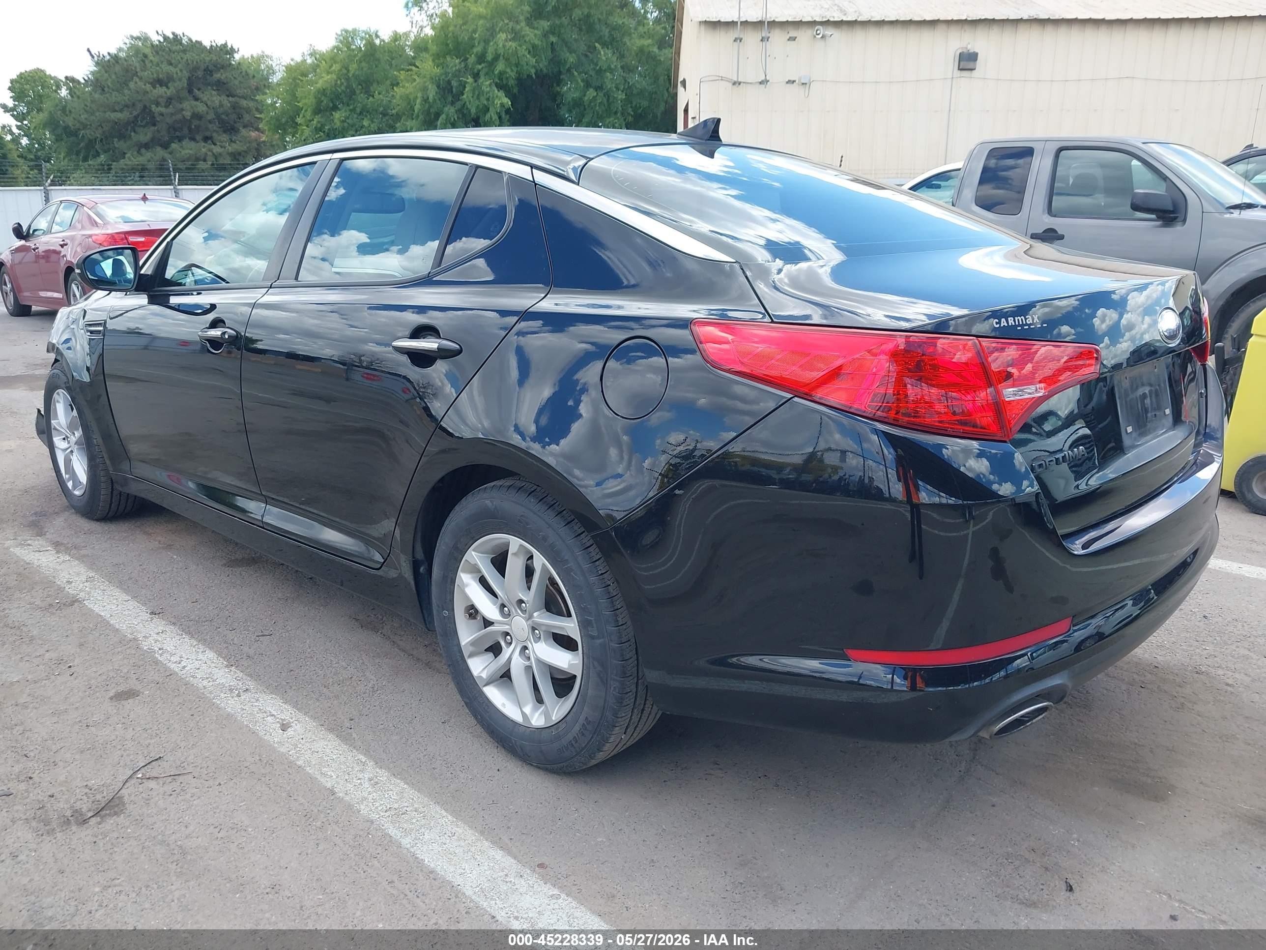 2013 Kia Optima VIN 5XXGM4A77DG191345 IAAI salvage auction — Unknown, Salvage (California), sold $1,300 on 2026-09-18 (photo 3)