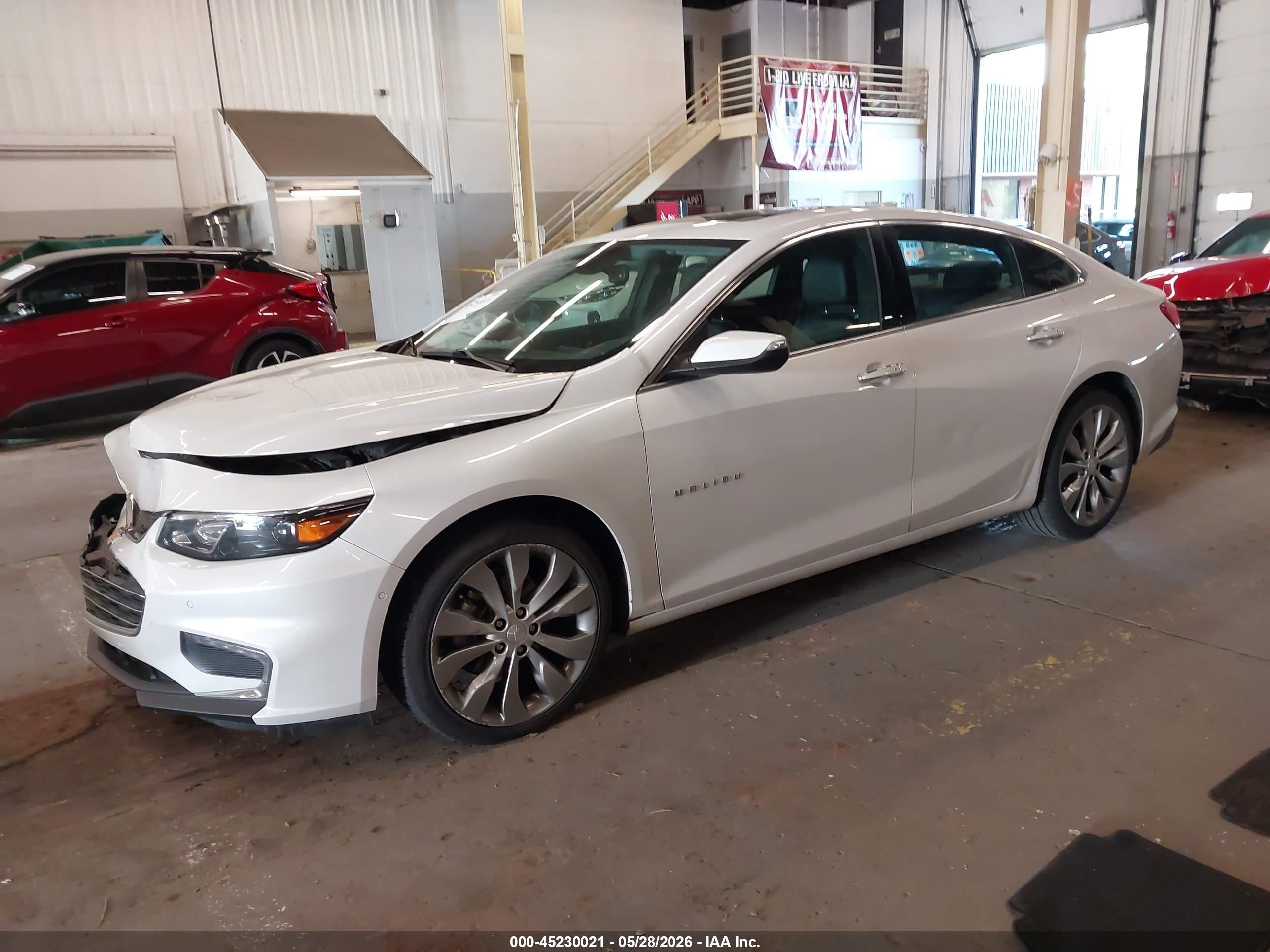 2017 Chevrolet Malibu VIN 1G1ZH5SX6HF223376 IAAI salvage auction — Front End, Salvage (Oregon), sold $875 on 2026-07-09 (photo 2)
