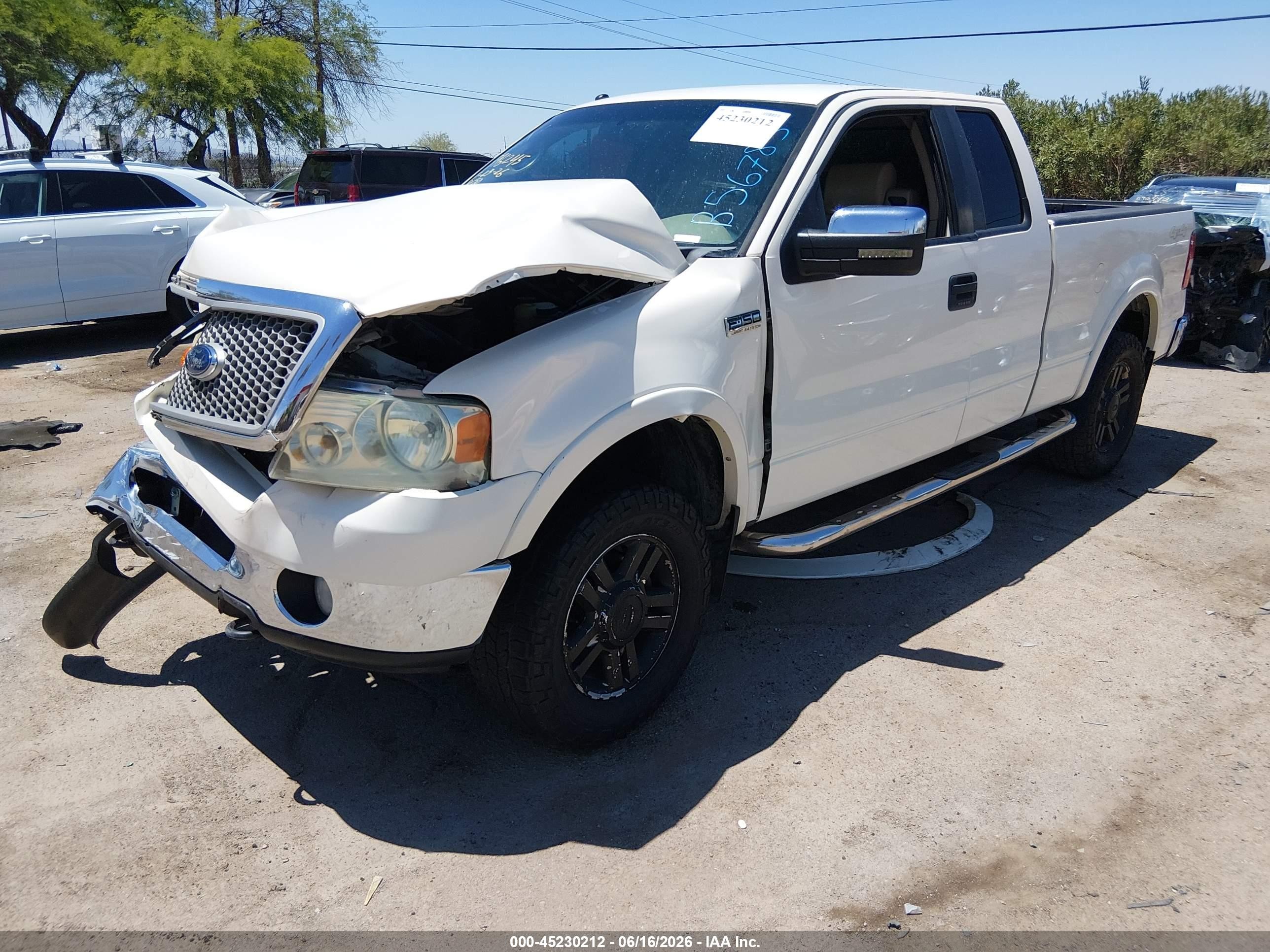 2008 Ford F-150 VIN 1FTPX14V48FB56783 IAAI salvage auction — Front End, Salvage (Arizona), sold $900 on 2026-07-09 (photo 2)