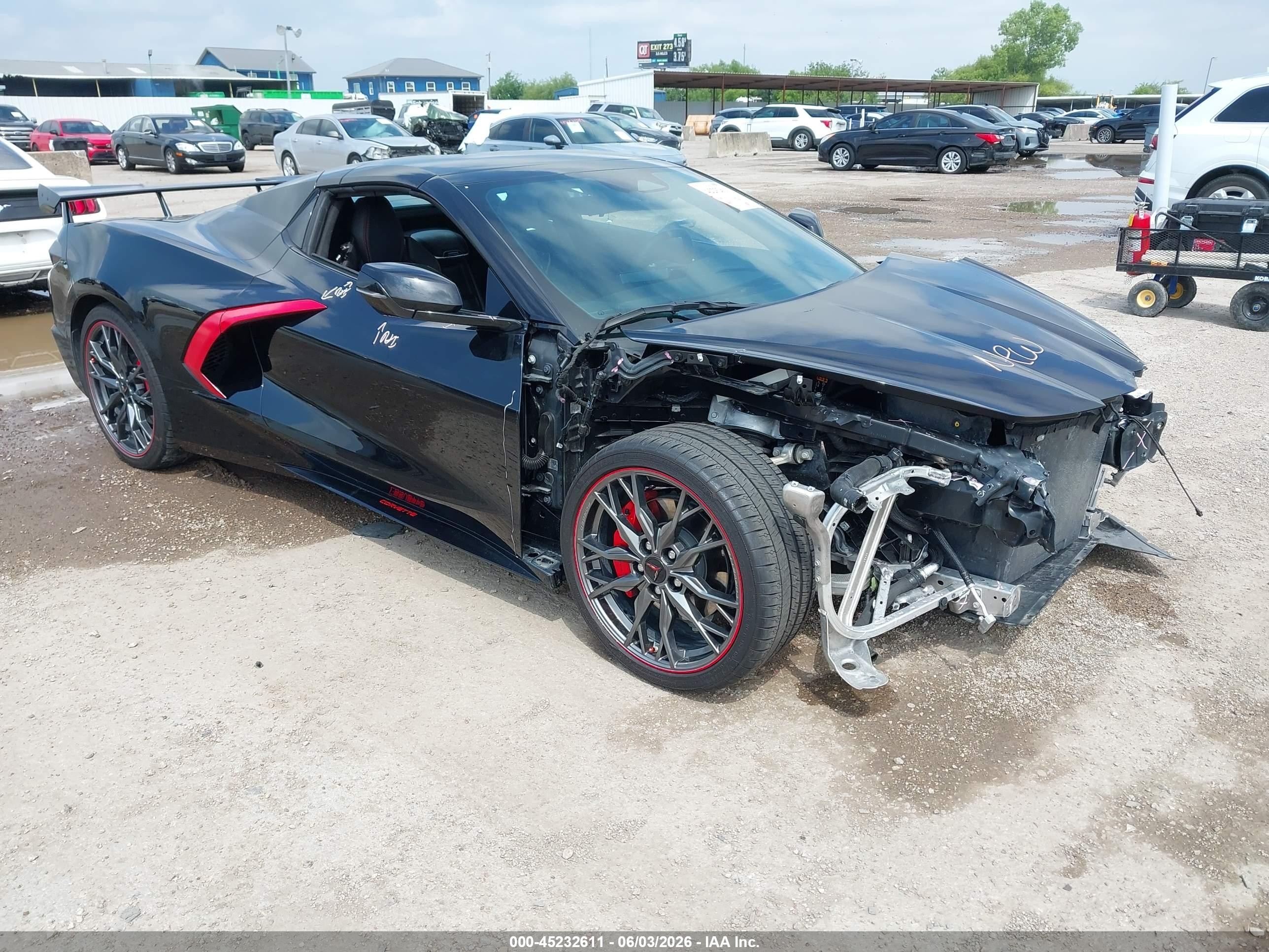 2024 Chevrolet Corvette Stingray VIN 1G1YC3D48R5105144 — IAAI salvage auction photo