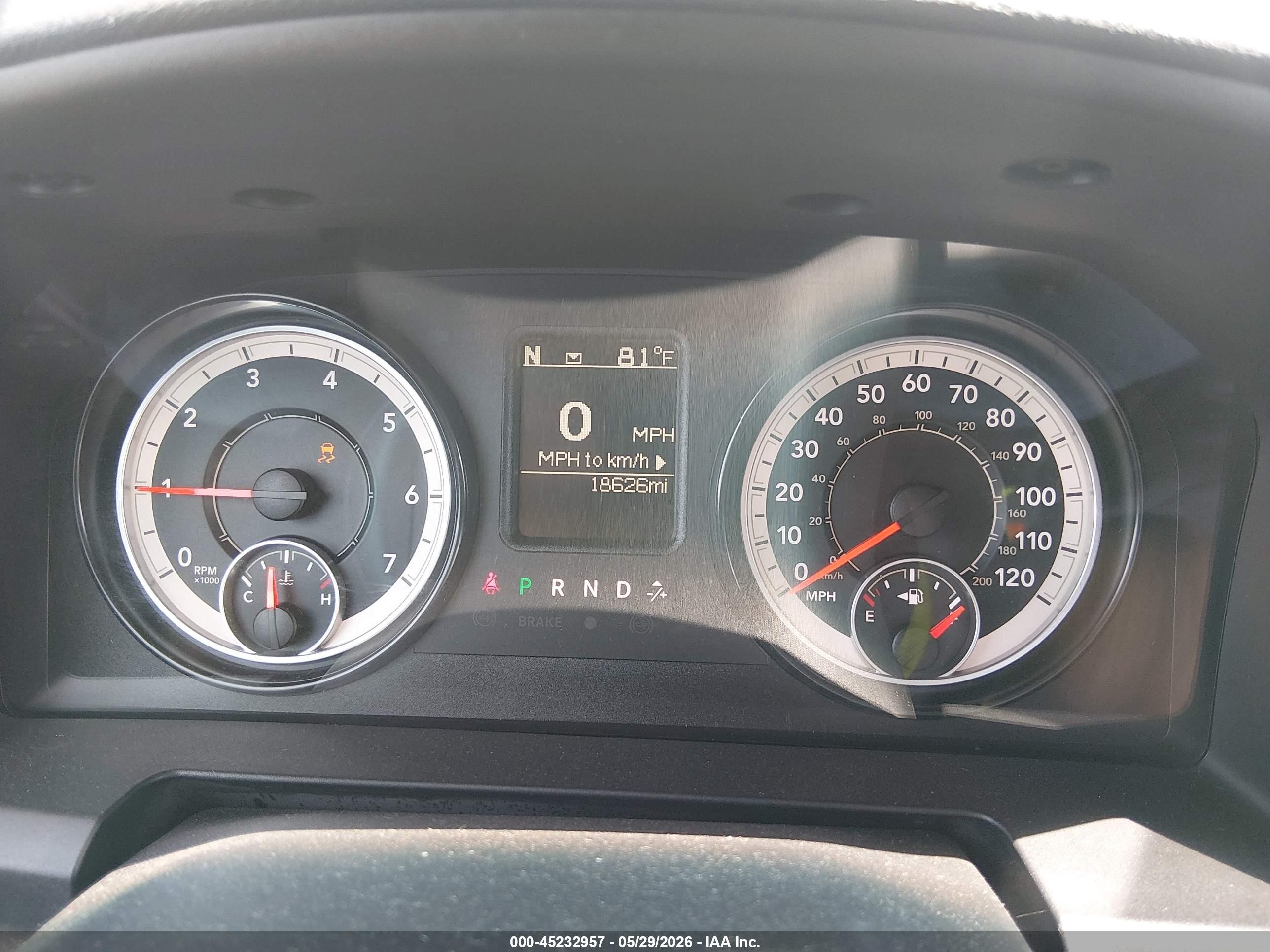 2016 Ram 1500 VIN 1C6RR7KG5GS362525 IAAI salvage auction — Rear End, SF97 (Oklahoma), sold $16,300 on 2026-07-09 (photo 7)