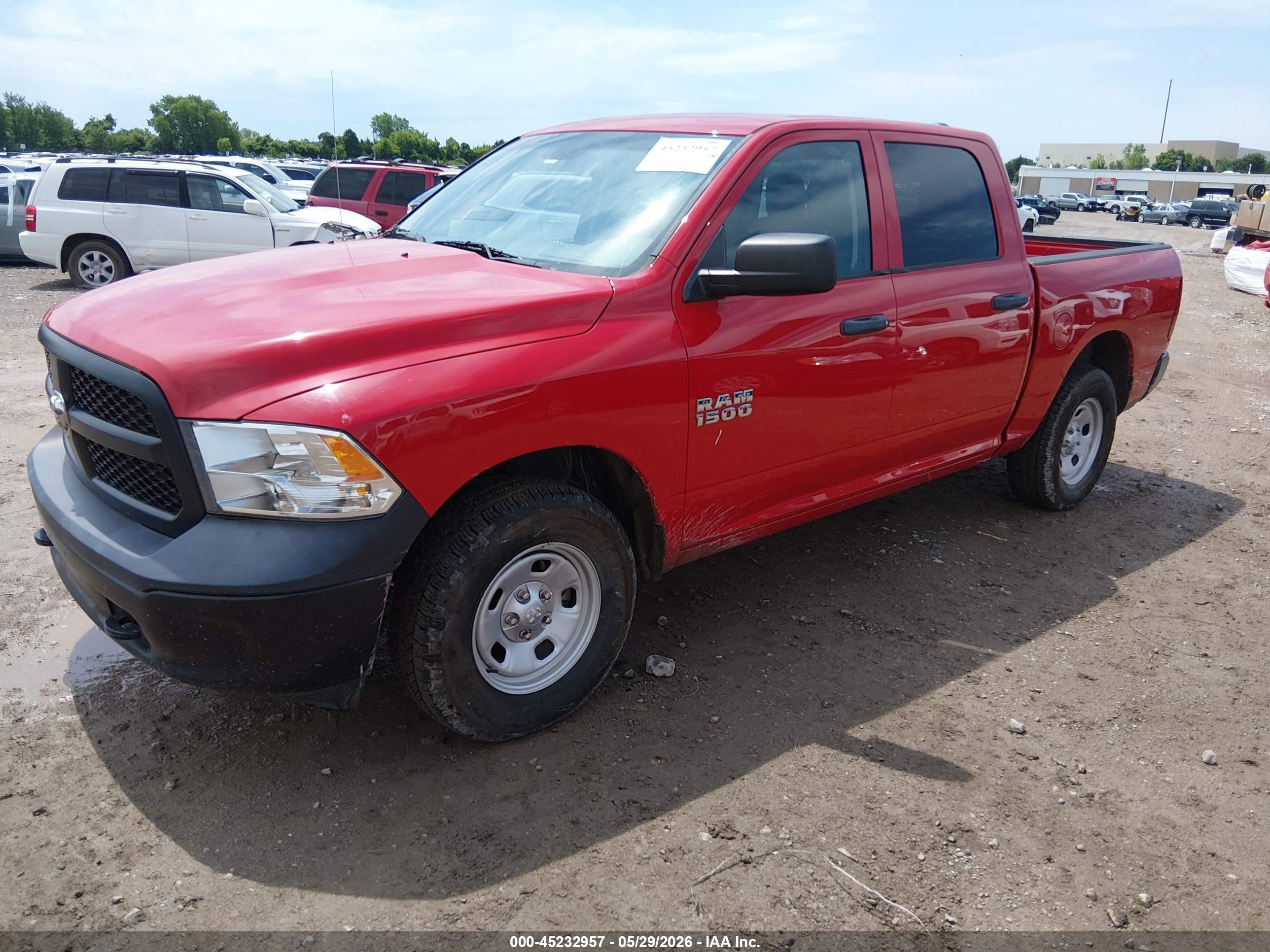 2016 Ram 1500 VIN 1C6RR7KG5GS362525 IAAI salvage auction — Rear End, SF97 (Oklahoma), sold $16,300 on 2026-07-09 (photo 2)