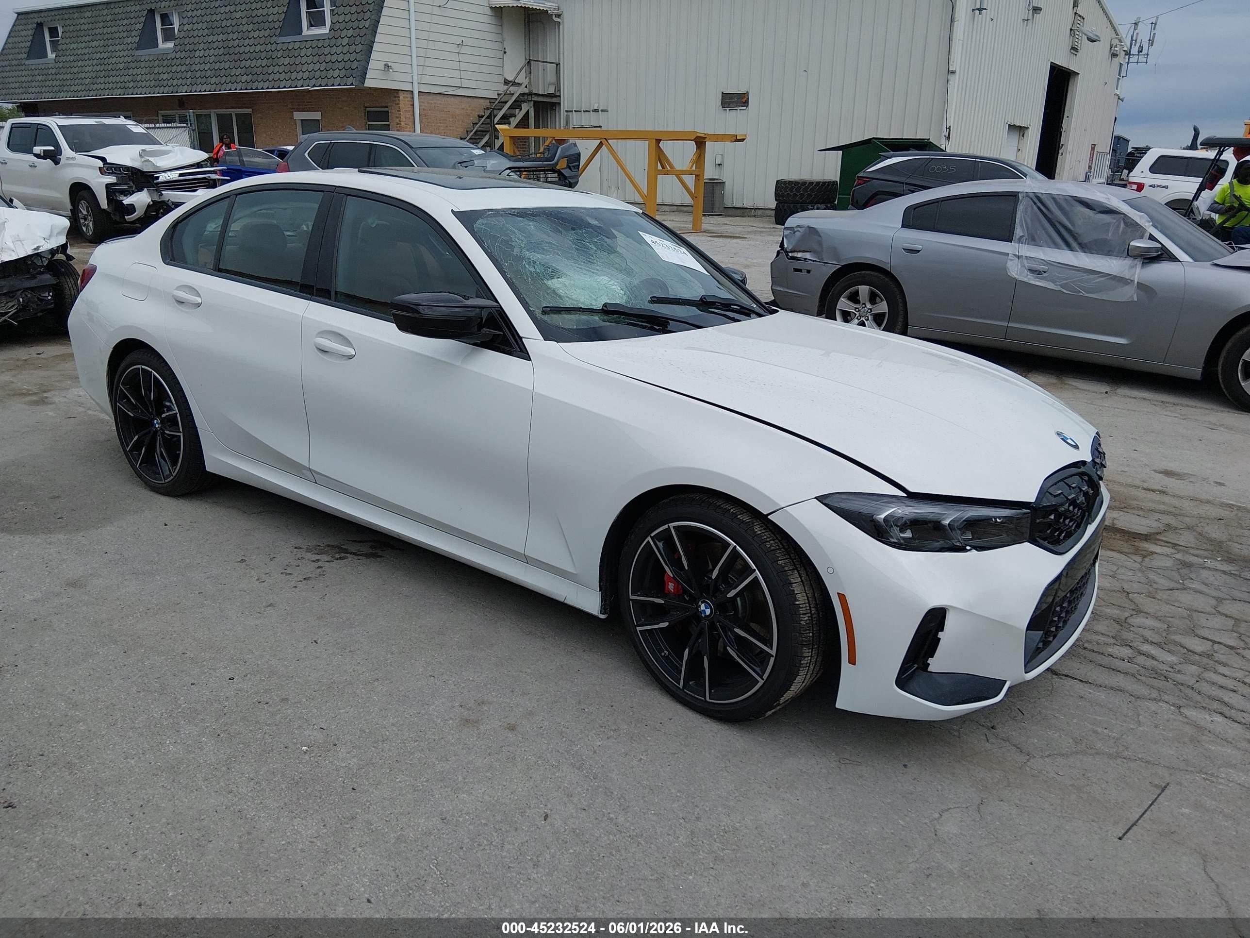 2026 BMW M340i xDrive VIN 3MW69FT07T8G35643 — IAAI salvage auction photo