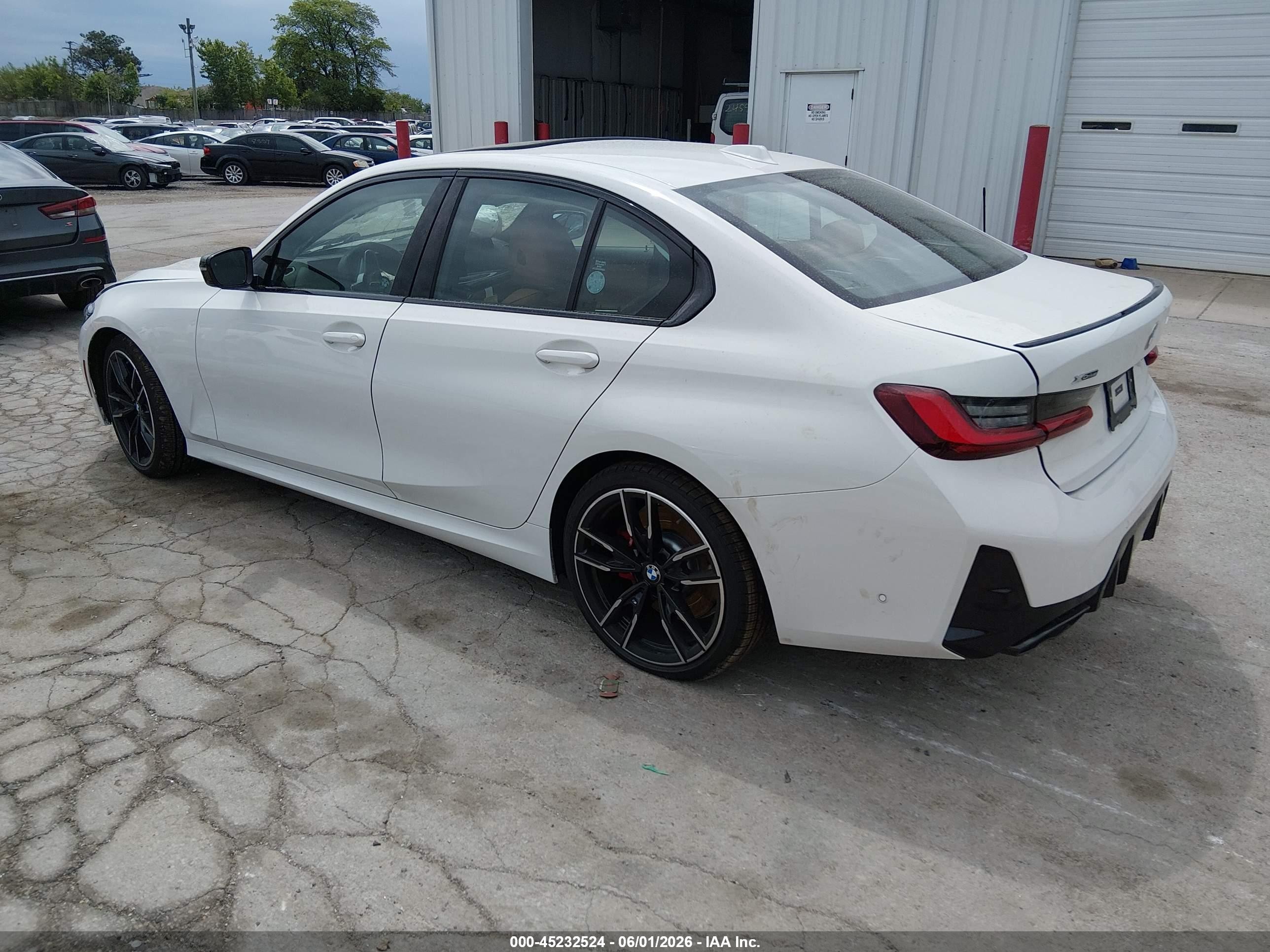 2026 BMW 3er VIN 3MW69FT07T8G35643 IAAI salvage auction — Front End, Salvage (Illinois), sold $27,350 on 2026-08-17 (photo 3)