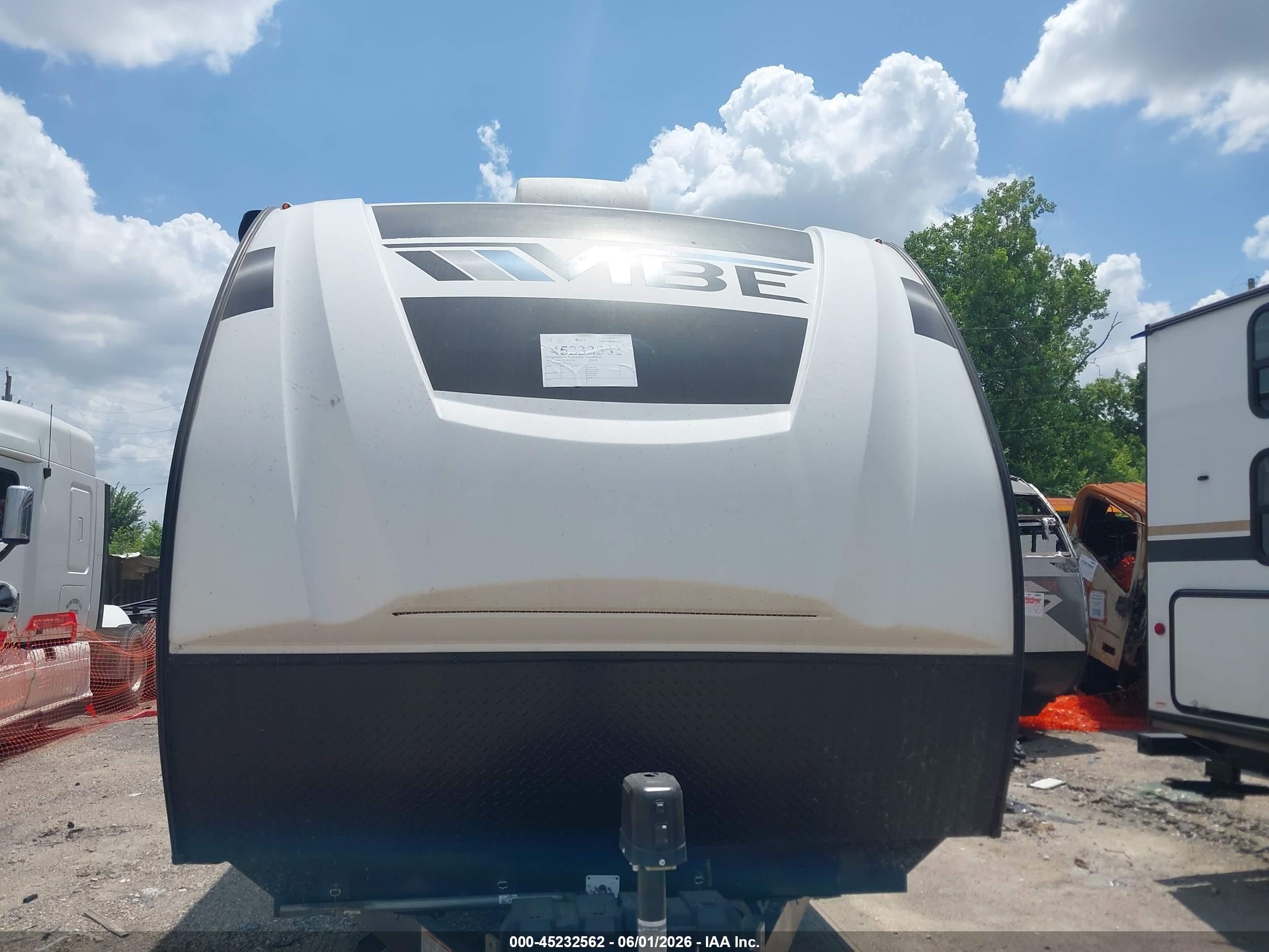 2022 Forest River Vibe VIN 4X4TVBD27N4121348 IAAI salvage auction — Unknown, Original (Texas), sold $9,575 on 2026-09-22 (photo 6)