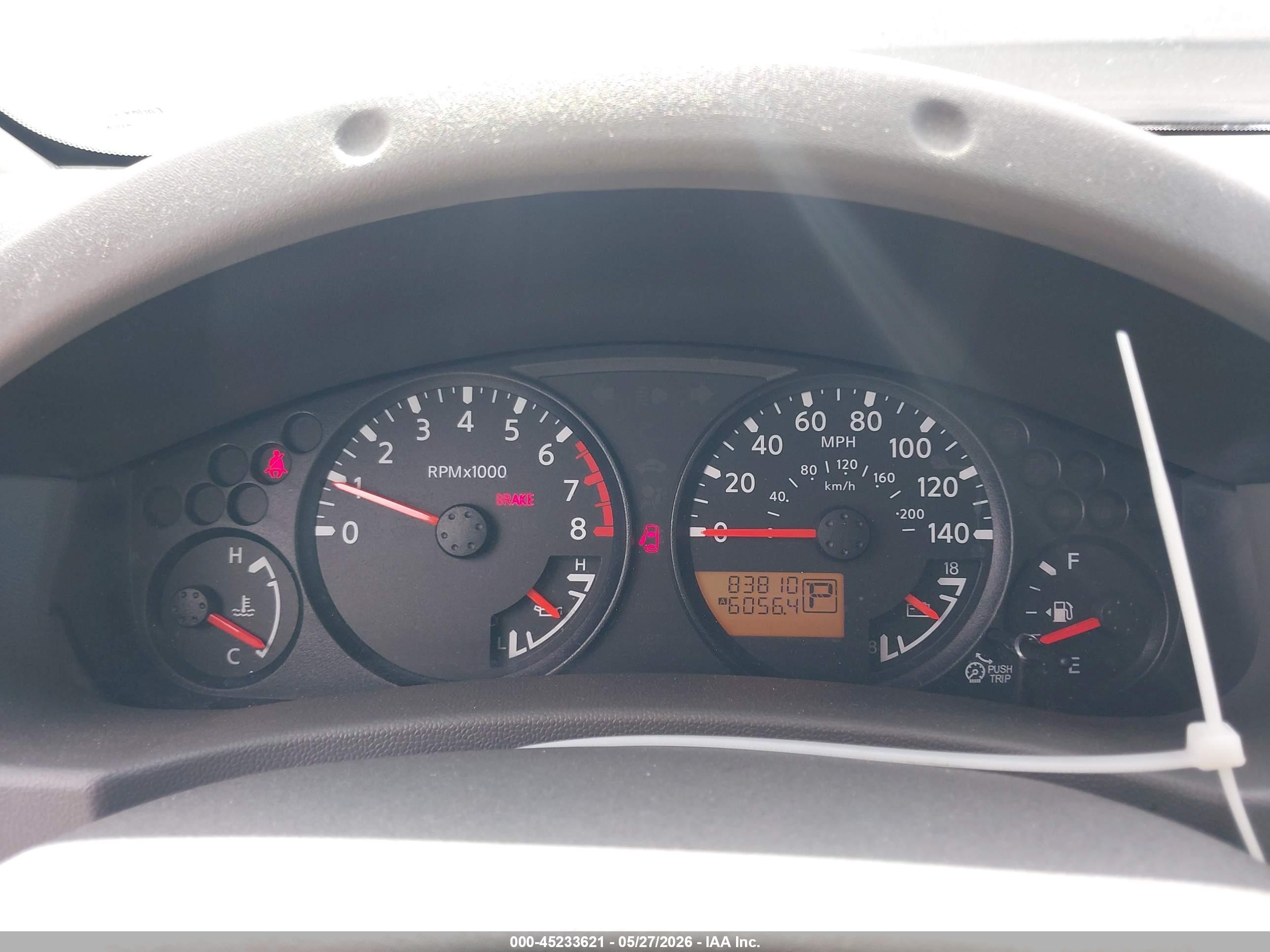 2018 Nissan Frontier VIN 1N6AD0ER2JN719624 IAAI salvage auction — Side, Salvage (California), sold $4,350 on 2026-07-09 (photo 7)