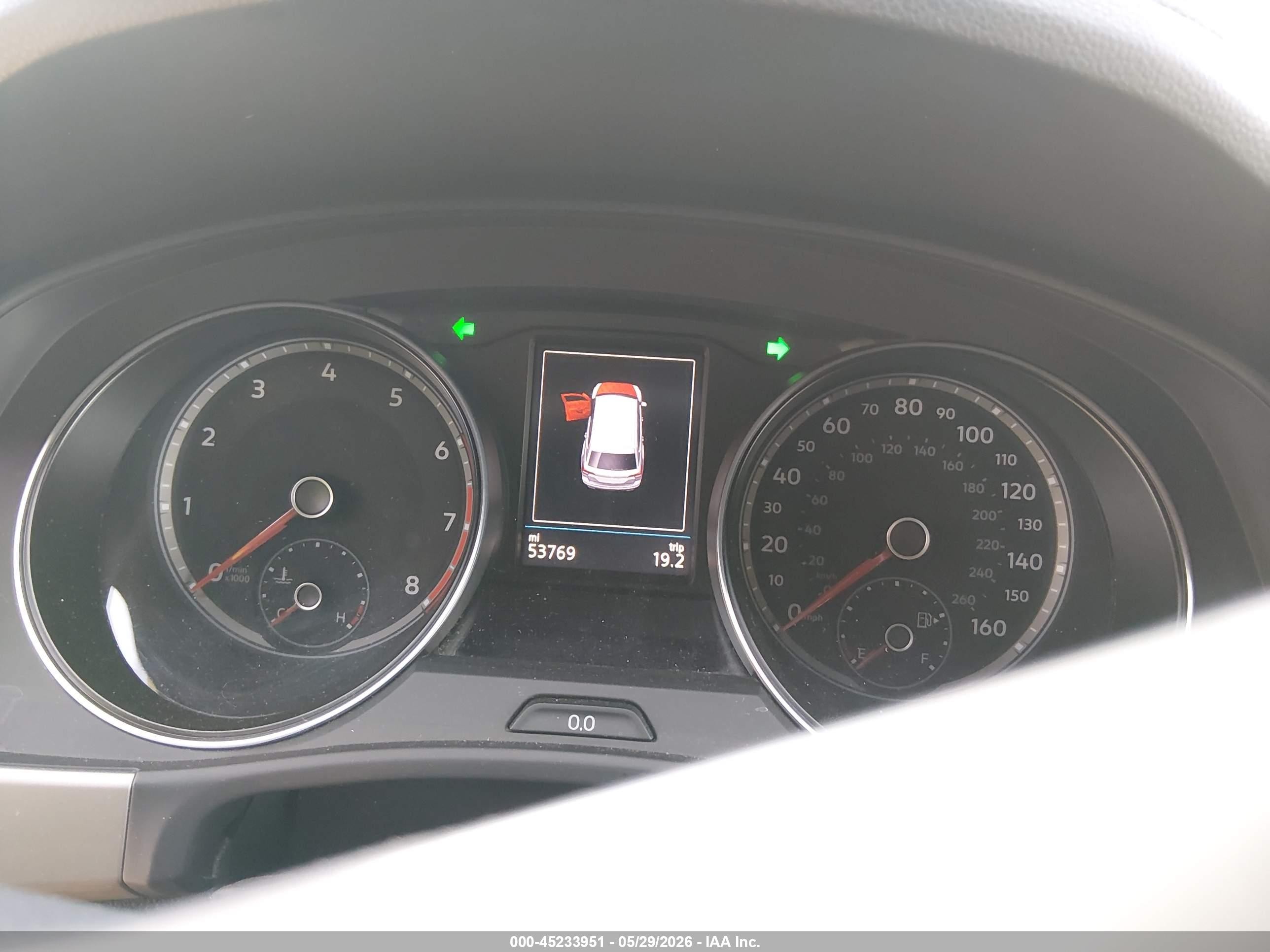 2020 Volkswagen Atlas VIN 1V21E2CA7LC217603 IAAI salvage auction — Unknown, Salvage (Montana), sold $3,550 on 2026-07-30 (photo 7)