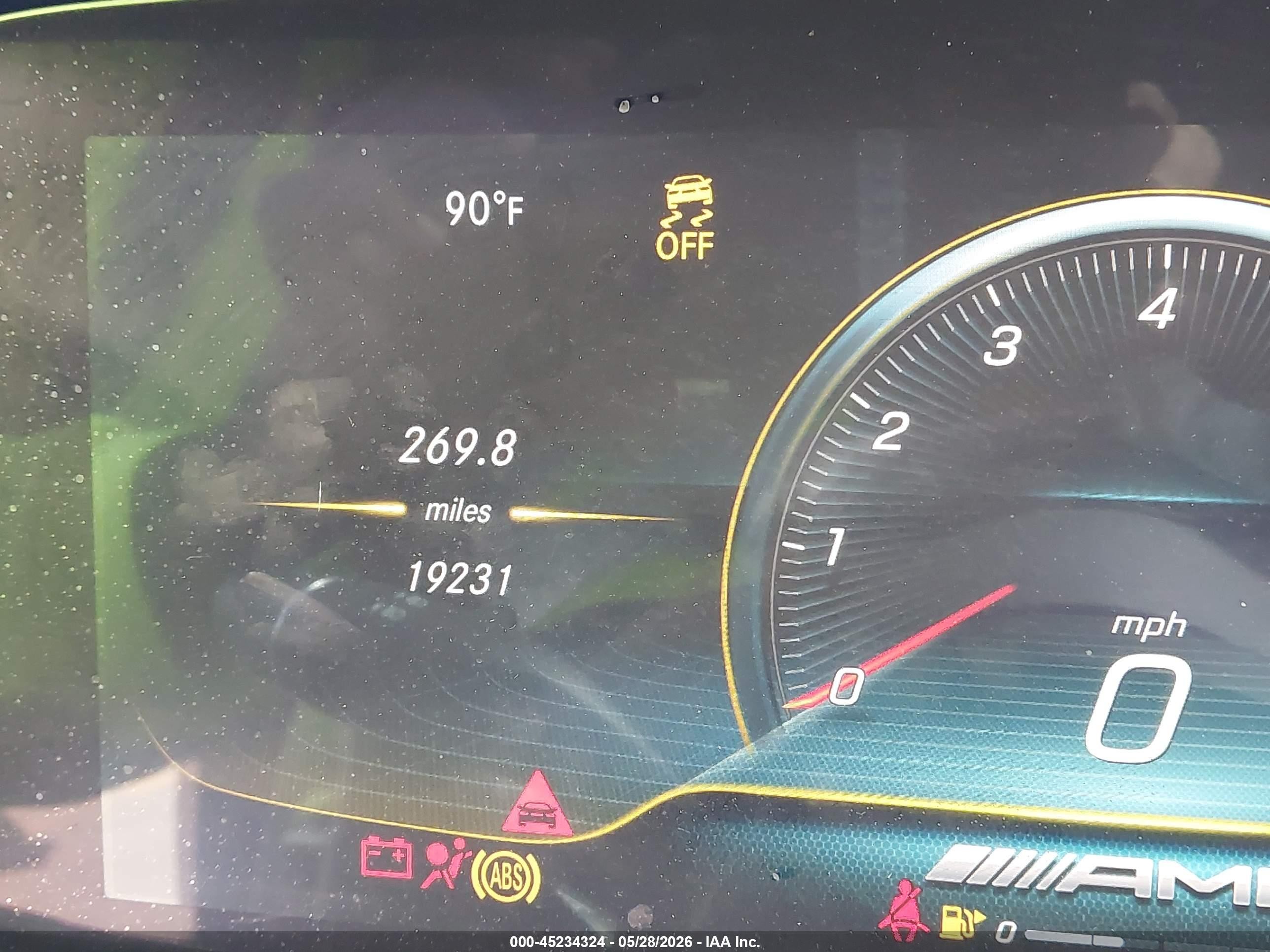 2019 Mercedes-Benz AMG-Class VIN WDD7X8KB6KA003611 IAAI salvage auction — Front End, Rebuildable (Florida), sold $19,100 on 2026-08-17 (photo 7)
